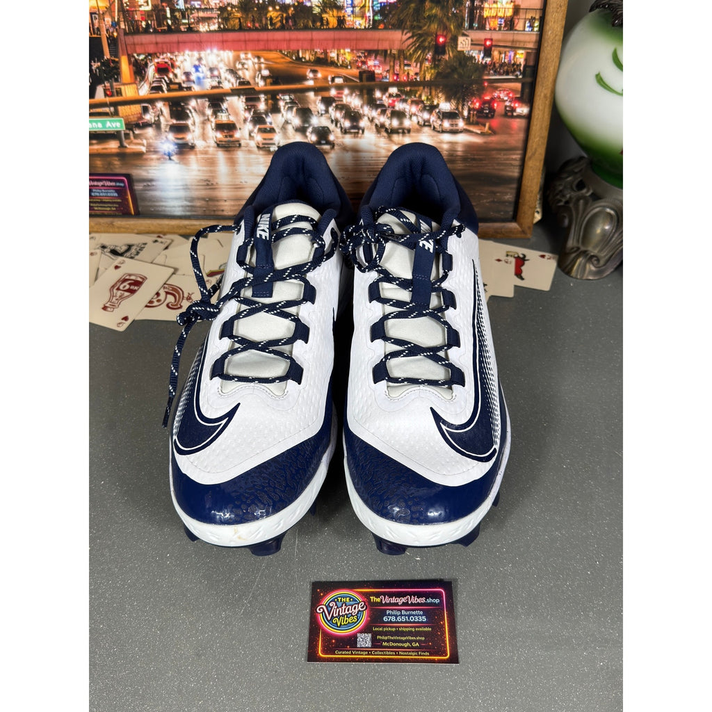 Nike Alpha Huarache Elite 4 Low MCS Baseball Cleats FD6255-107 Men’s Size 15