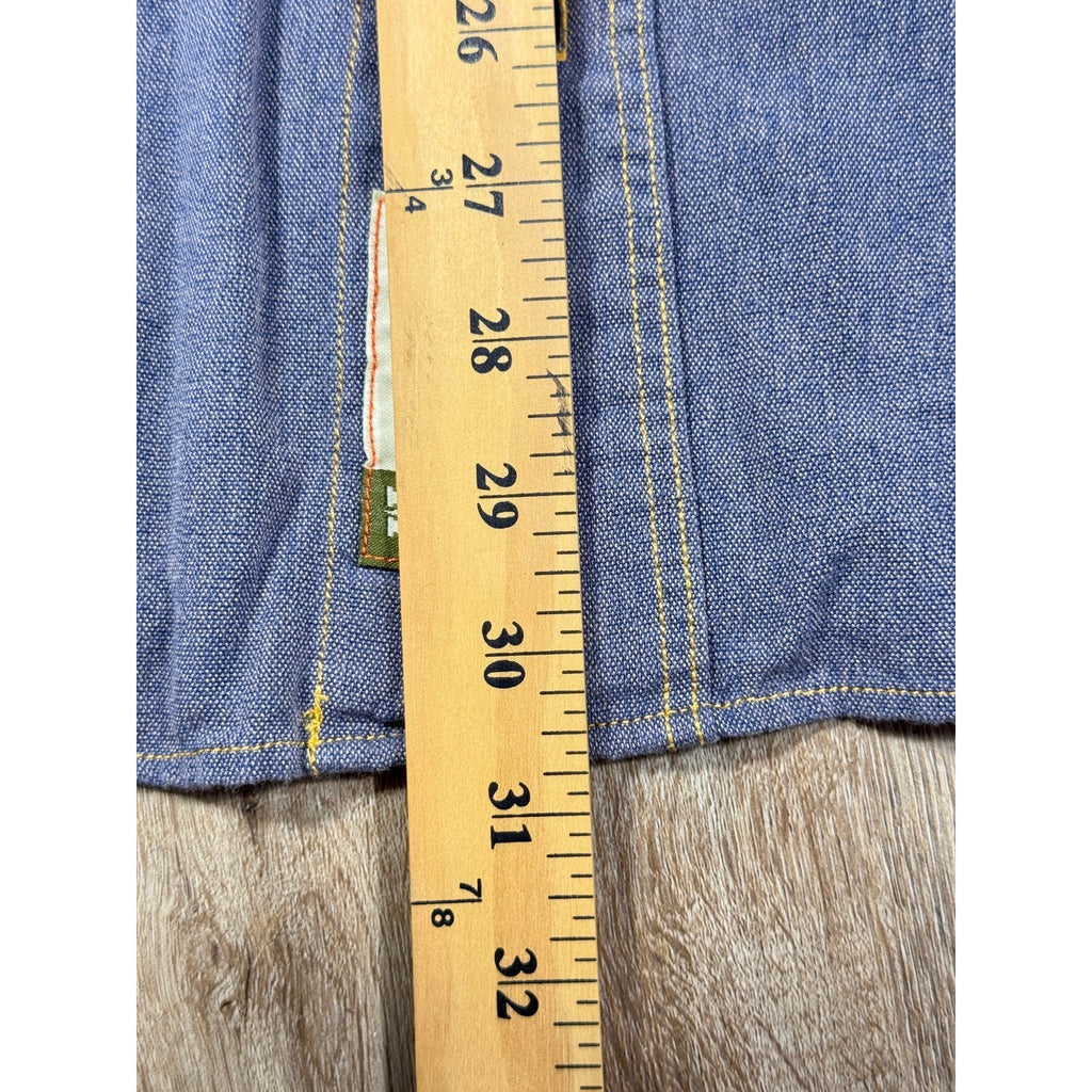 Howler Bros x Clutch Chambray Work Shirt Men’s Large Blue Rare Patch Button Up