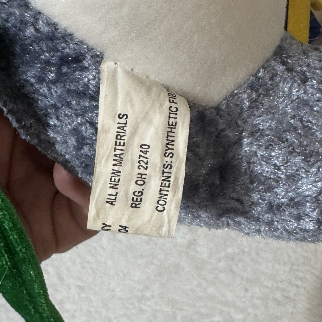 K&K Games Christmas Mouse Plush Gray Red Green Holiday Stuffed Animal Blue Scarf