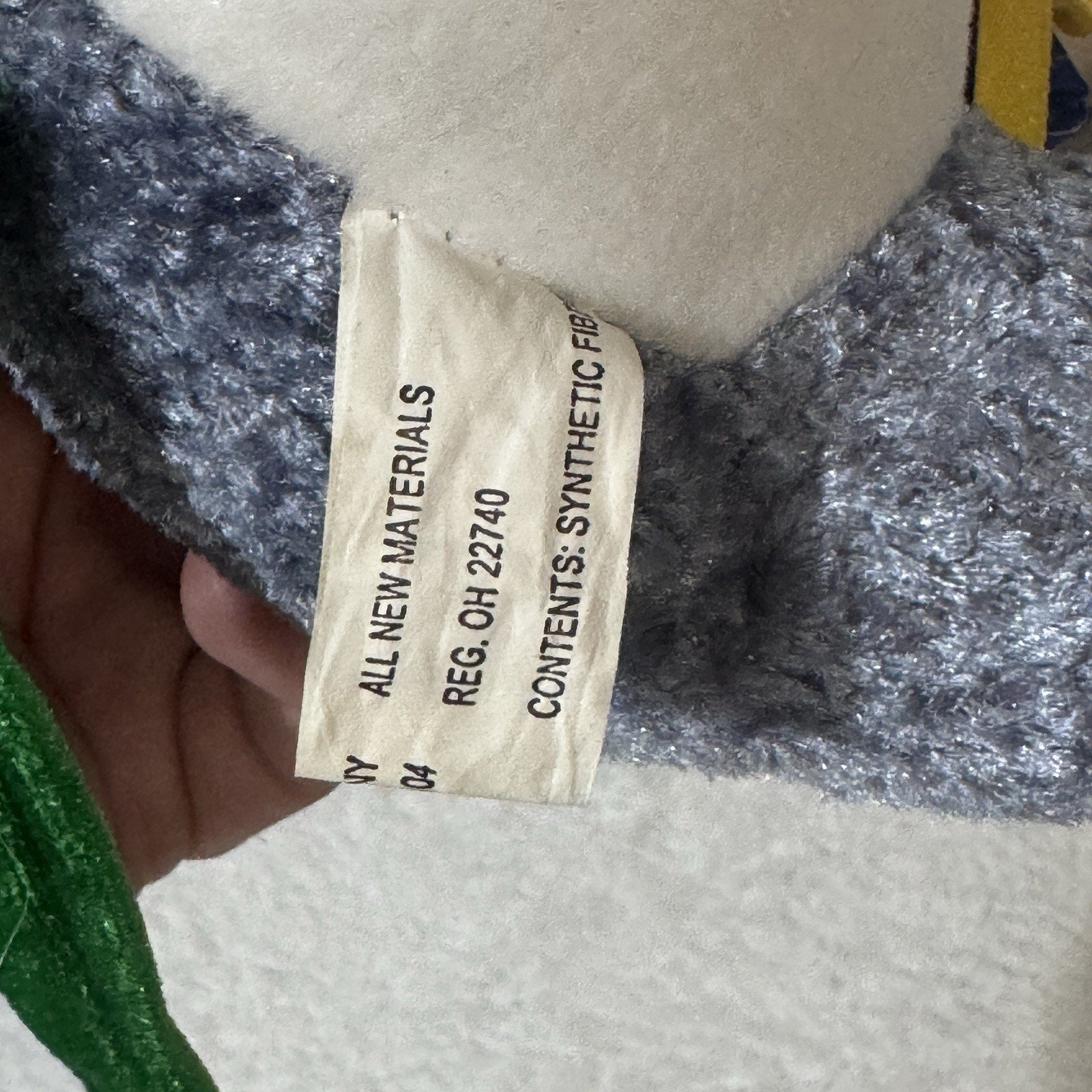 K&K Games Christmas Mouse Plush Gray Red Green Holiday Stuffed Animal Blue Scarf
