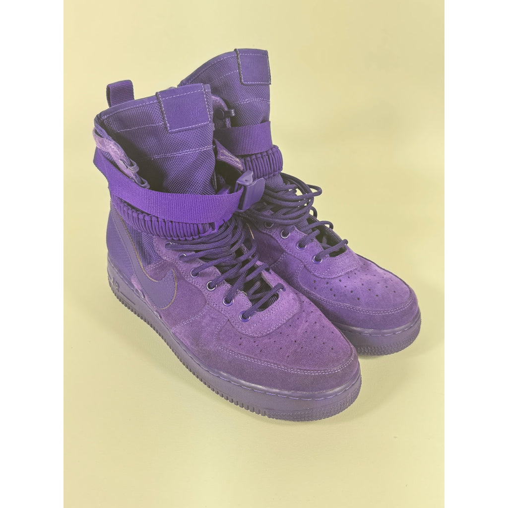 Nike SF Air Force 1 AF1 High Purple Dynasty Suede 864024-500 Mens Sz 11 2017