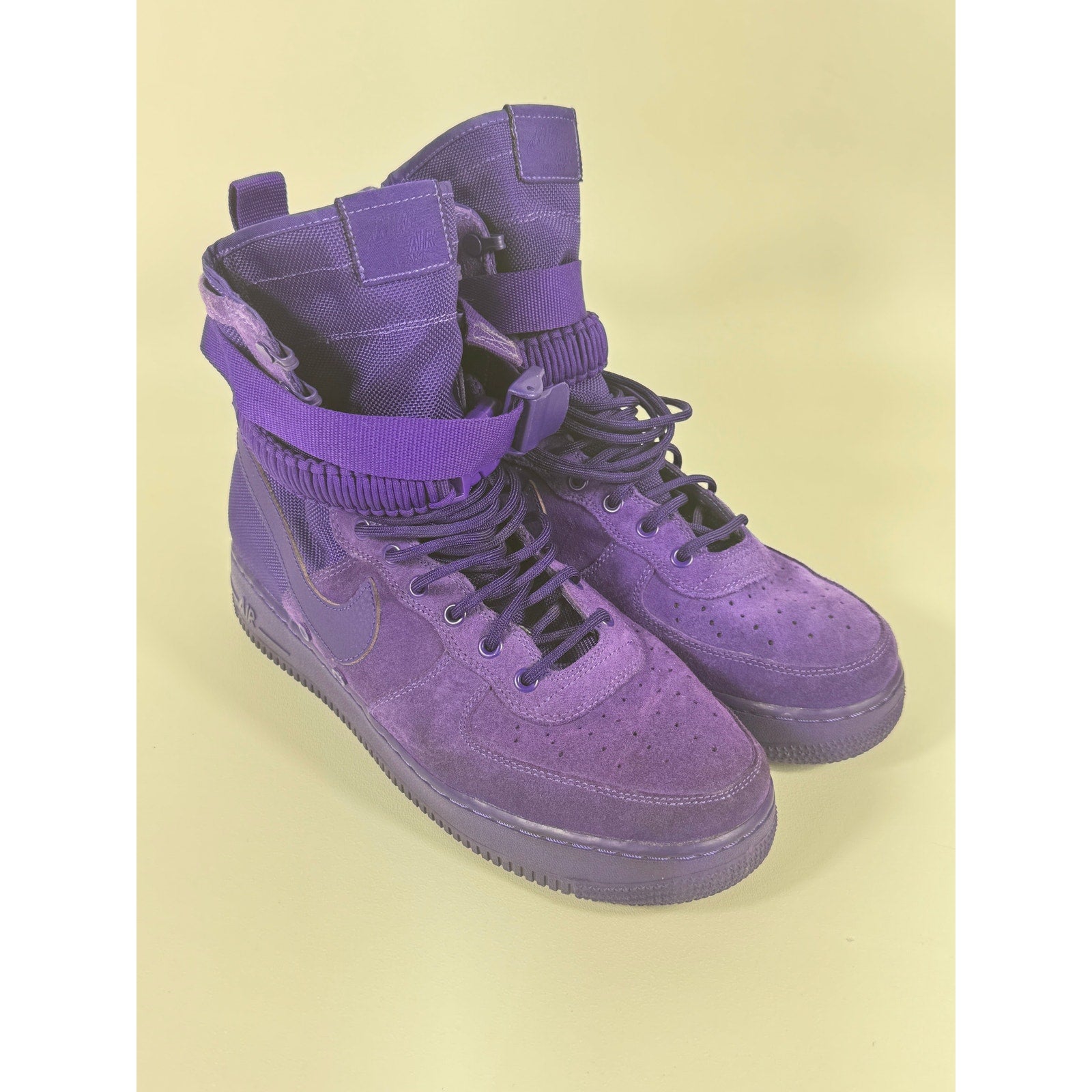 Nike SF Air Force 1 AF1 High Purple Dynasty Suede 864024-500 Mens Sz 11 2017