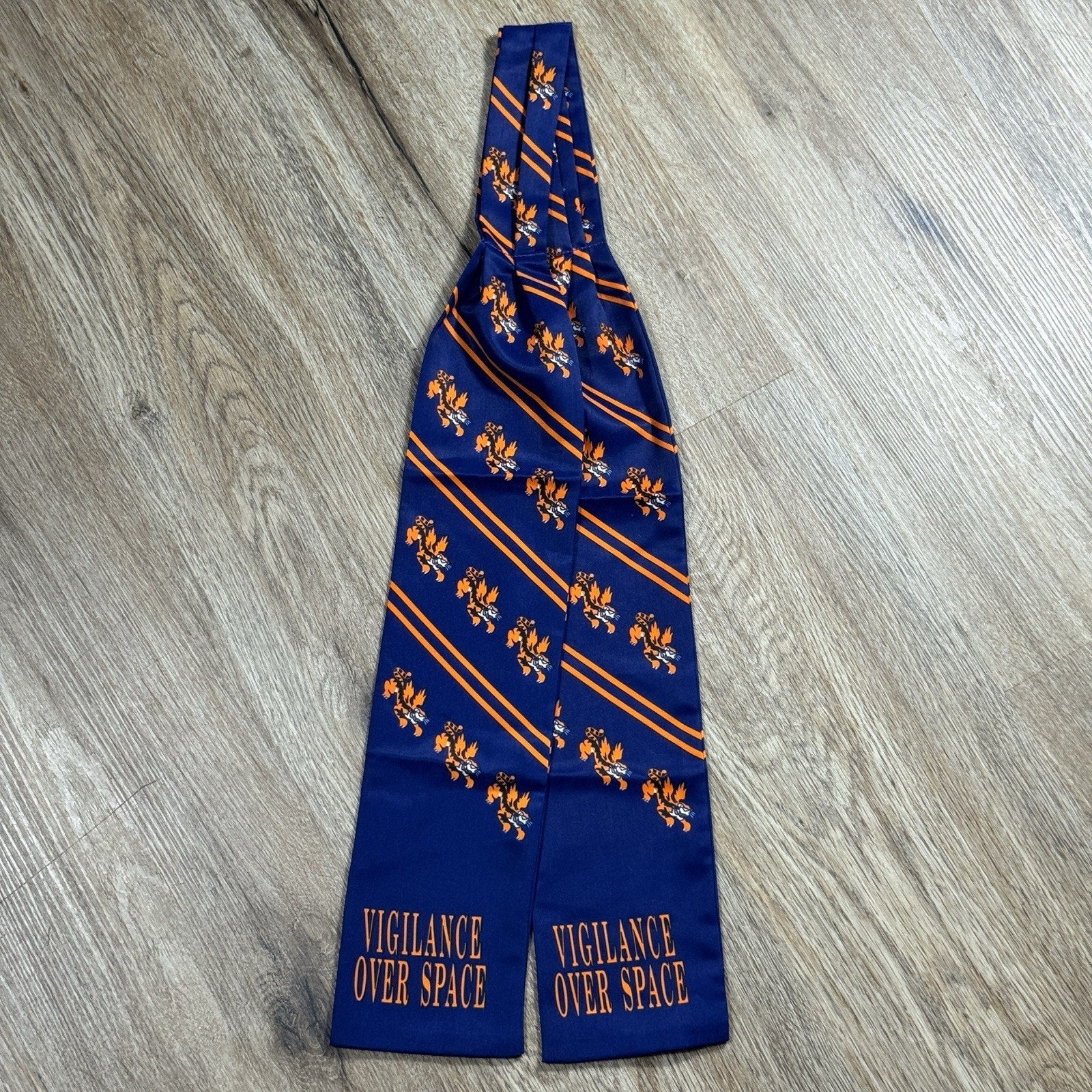 VTG 1990s RAMA World 1st Command & Control Squadron Flight Scarf USAF Space 46”