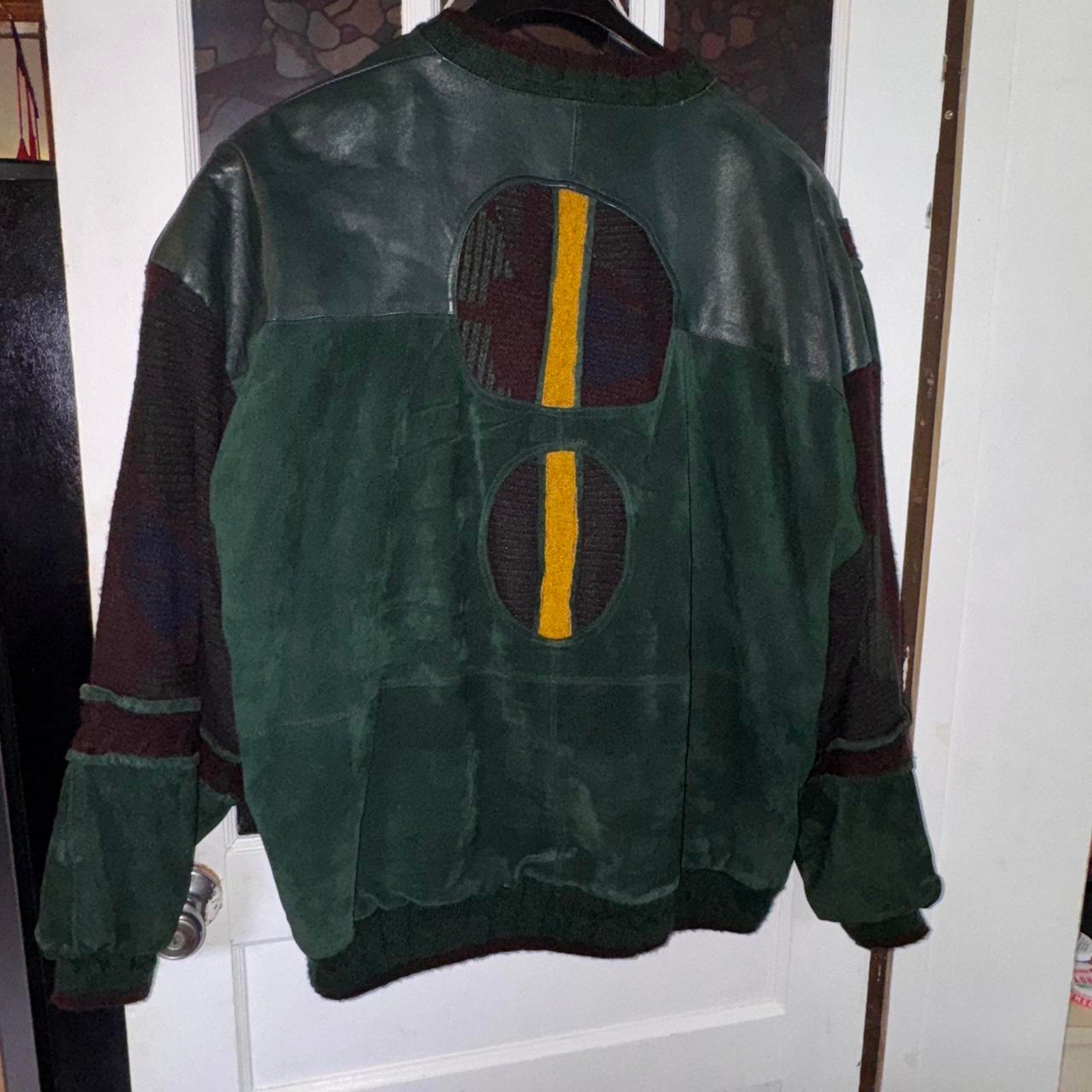 Vintage saxony collection patchwork leather