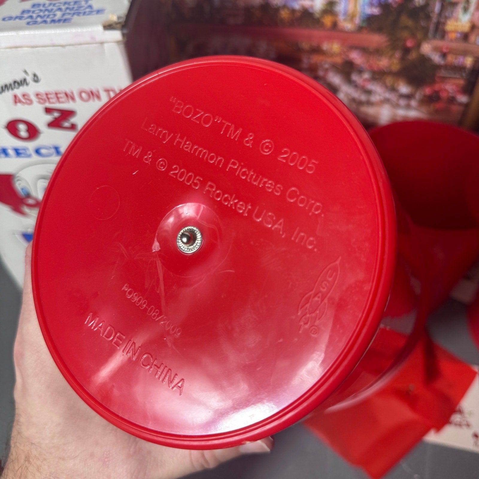 Bozo The Clown Bucket Bonanza Grand Prize Game Complete 2005 Rocket USA