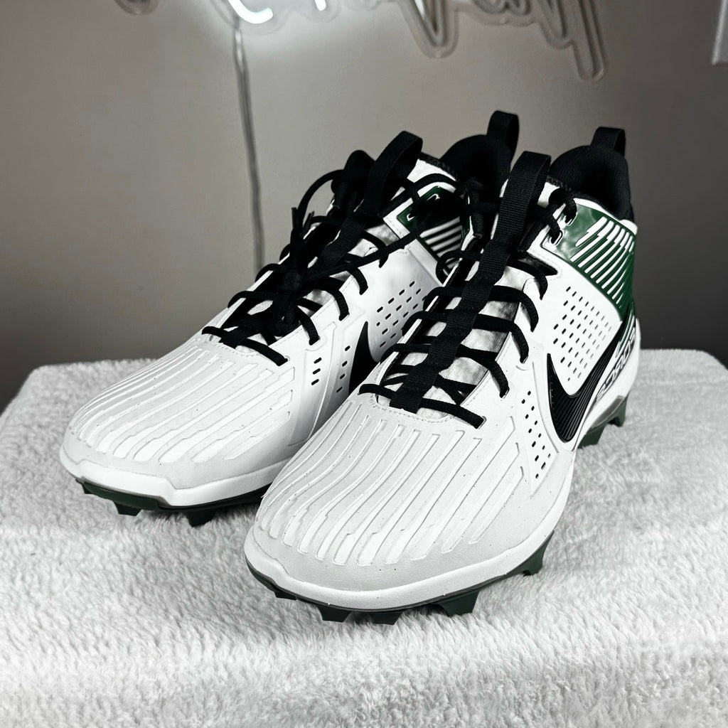 Nike Force Savage Pro 3 Lineman Football Cleats White Black Green DA5453-112 14