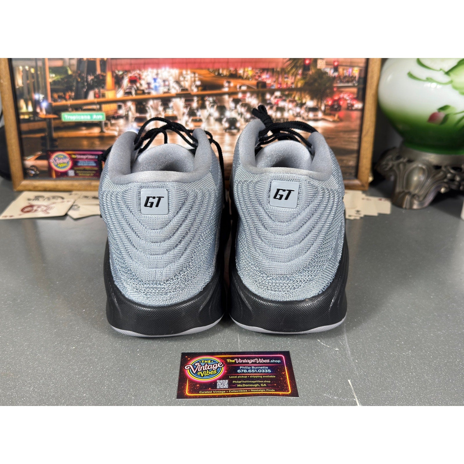 Nike G.T. Hustle Academy Basketball Shoes Gray Black HM0268-001 Men’s Size 21