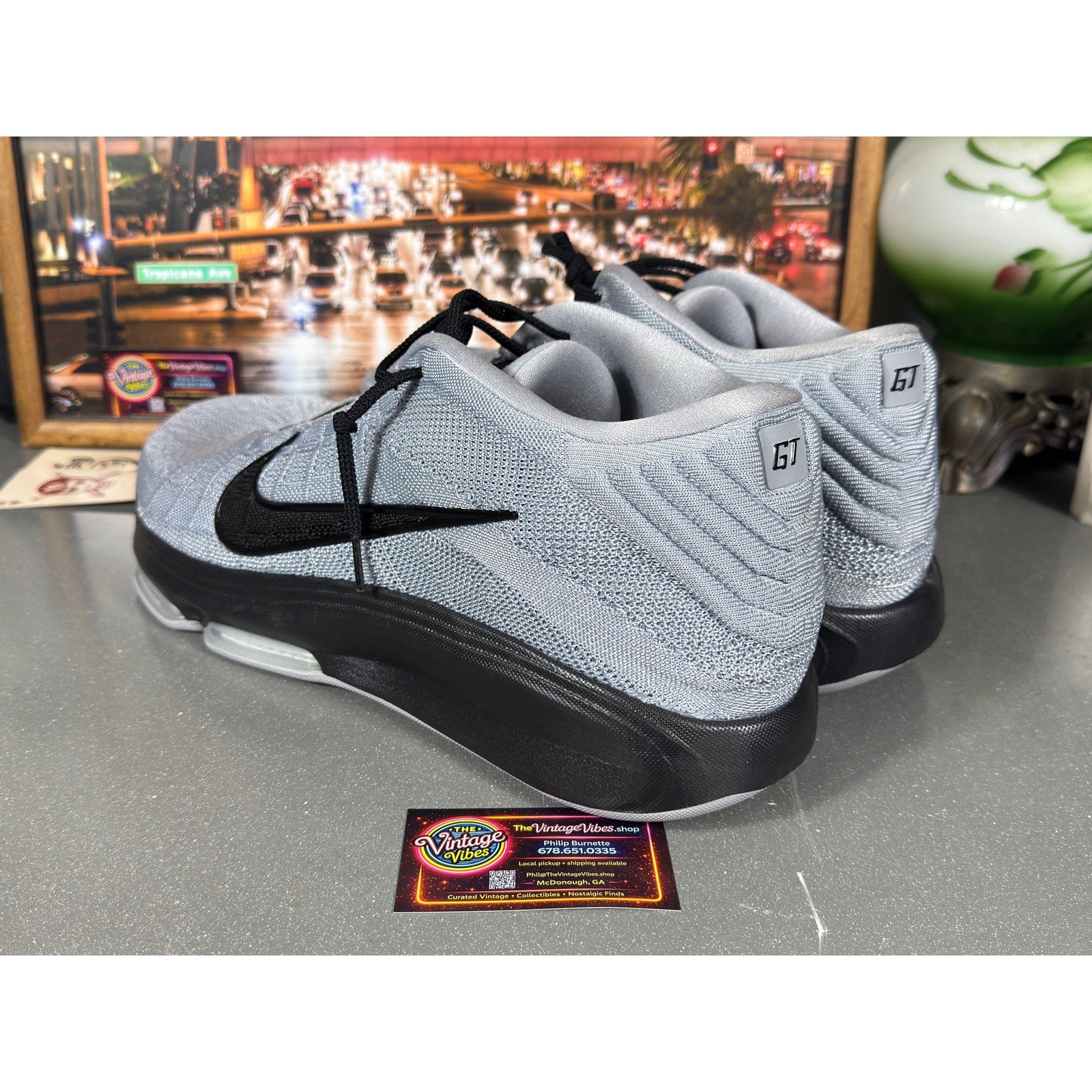 Nike G.T. Hustle Academy Basketball Shoes Gray Black HM0268-001 Men’s Size 21