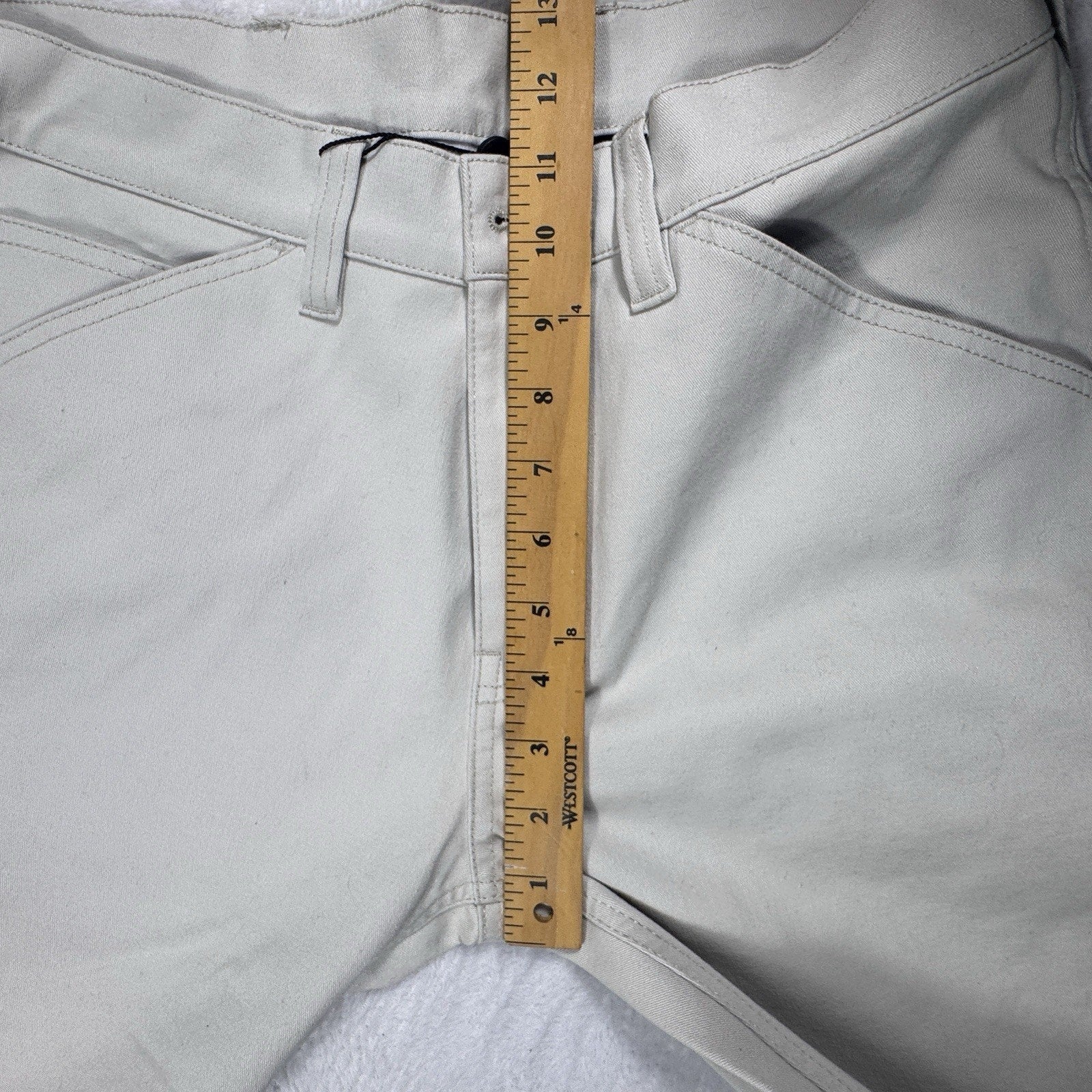 Factory Sample Carpenter Utility Pants Mens 32 Peached Stretch Twill Workwear