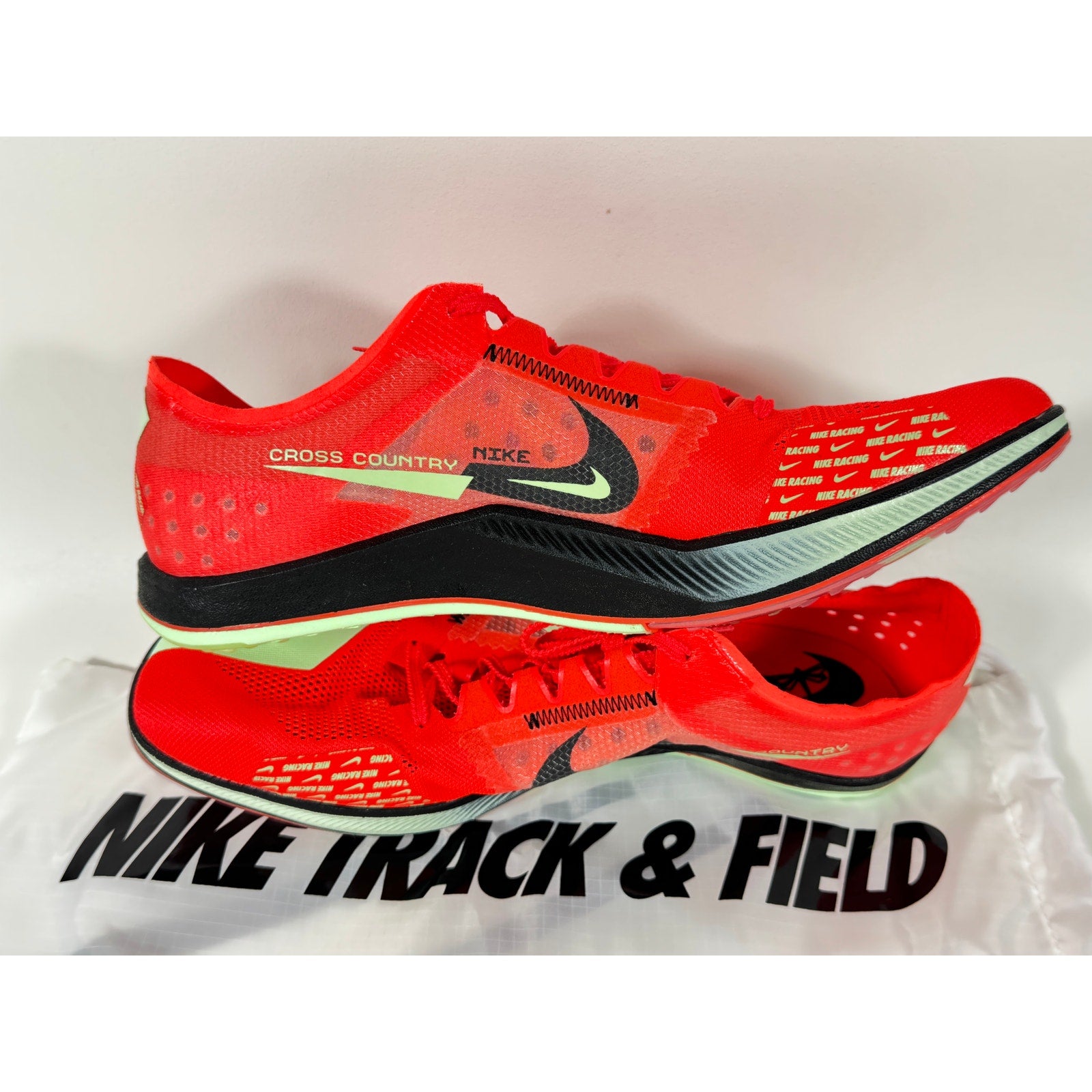 Nike Zoom Rival XC Track and Field Distance Spikes DX7992 600 Volt Red Mens 13