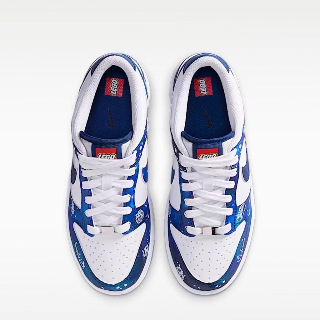 Nike Dunk Low x LEGO Blue Galaxy sz 5Y Women's 6.5 NWT Space Theme SB Style
