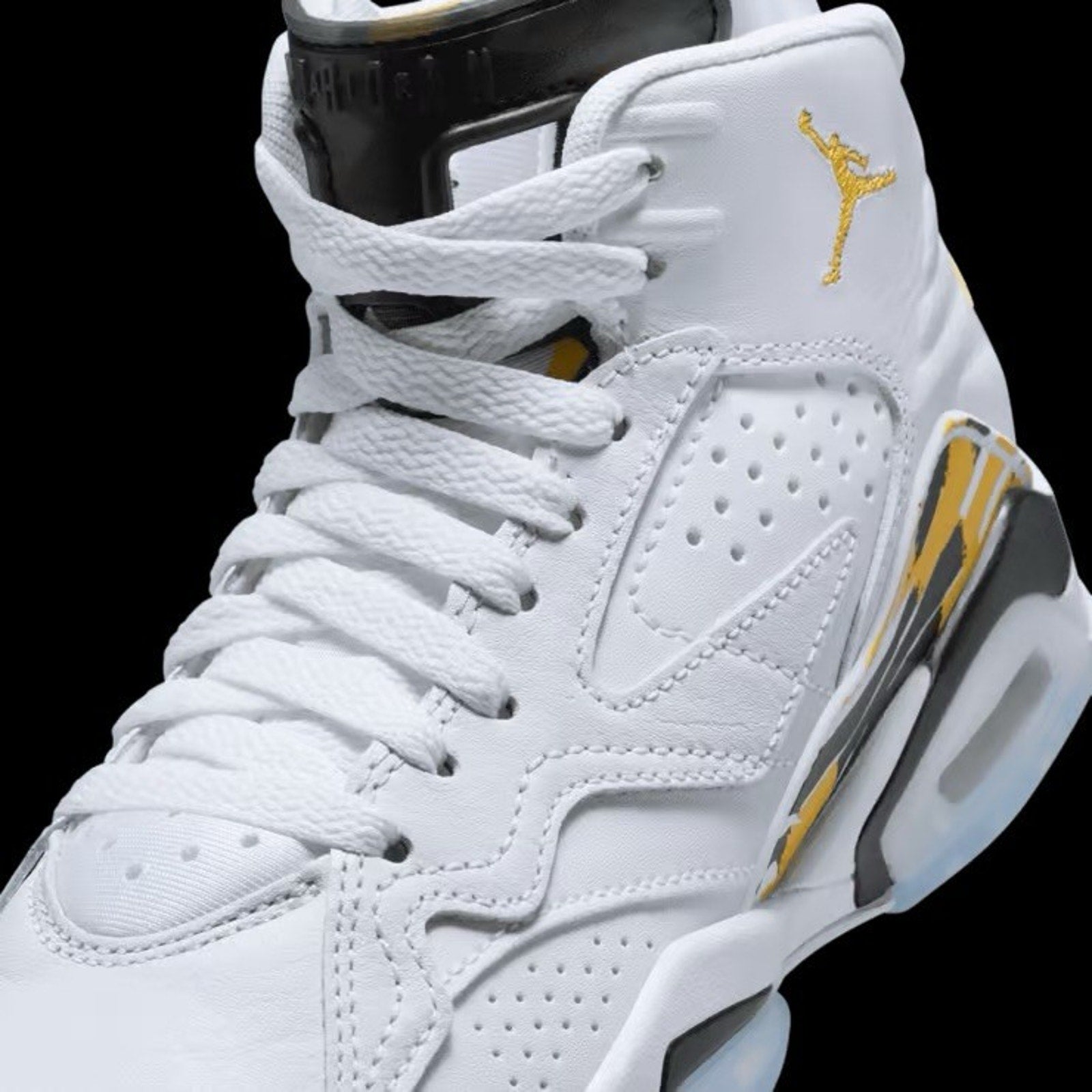 Nike Air Jordan Jumpman MVP White Yellow Ochre DZ4475-107 Women’s 8.5 - Youth 7Y