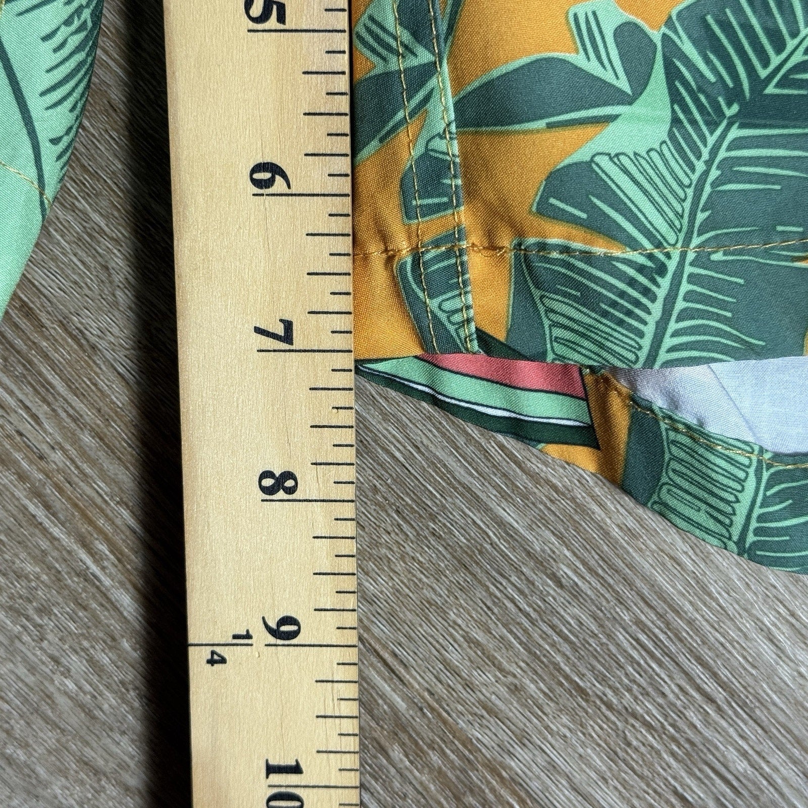VTG Beach Bros Tropical Pineapple & Watermelon Lined Swim Trunks Size L Large