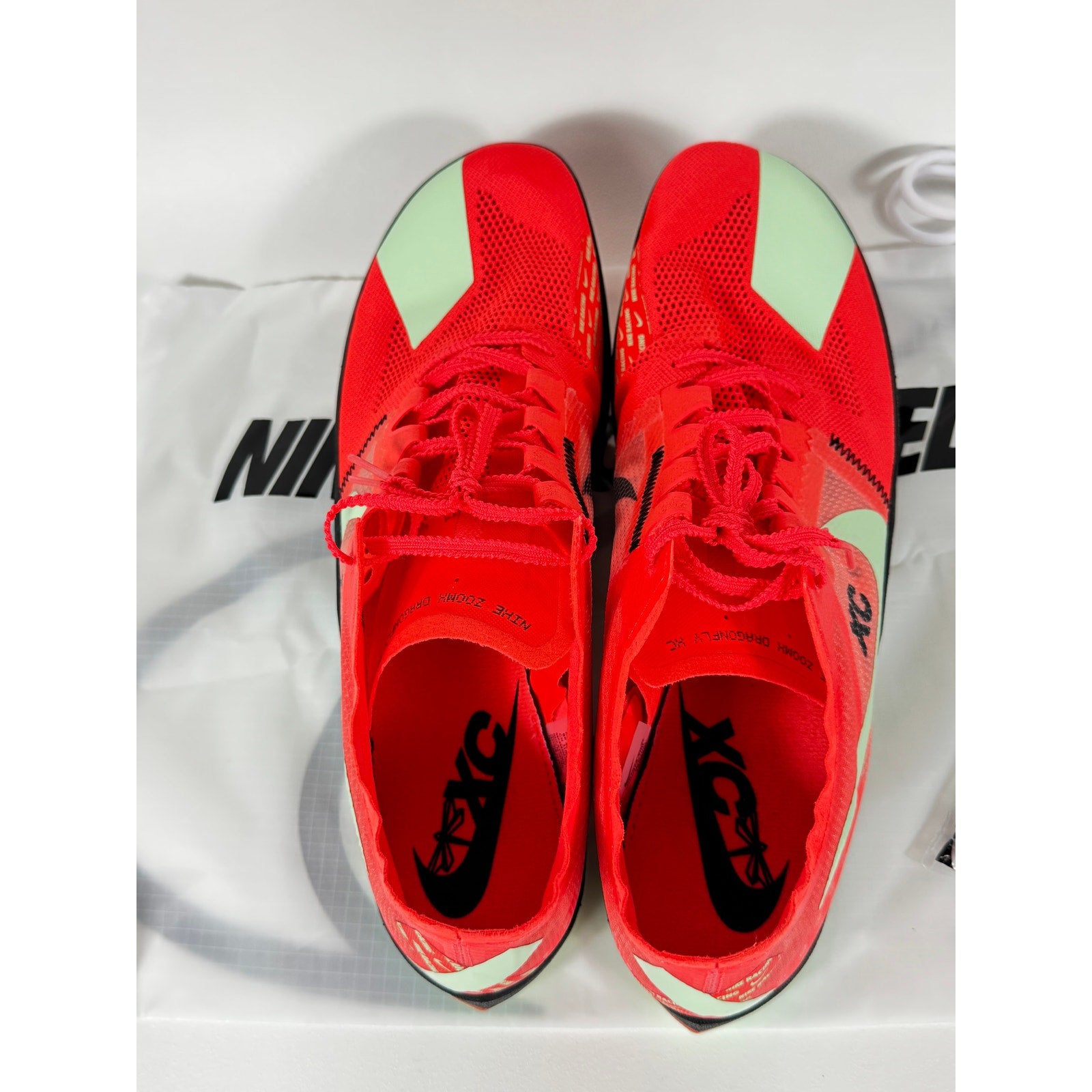 Nike Zoom Rival XC Track and Field Distance Spikes DX7992 600 Volt Red Mens 13