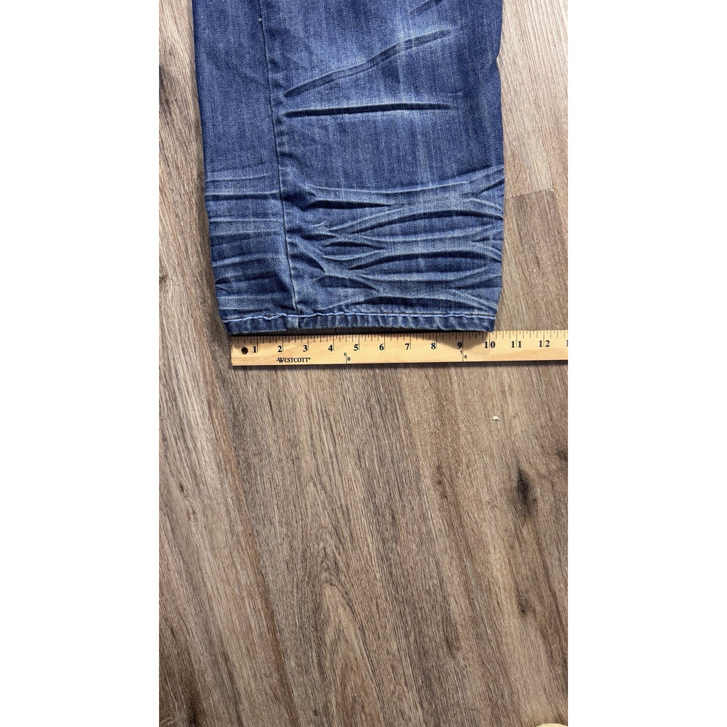 Y2K CStar by Ciano Farmer 905 Boot Cut Studded Embroidered Jeans Tag 50B 48x32