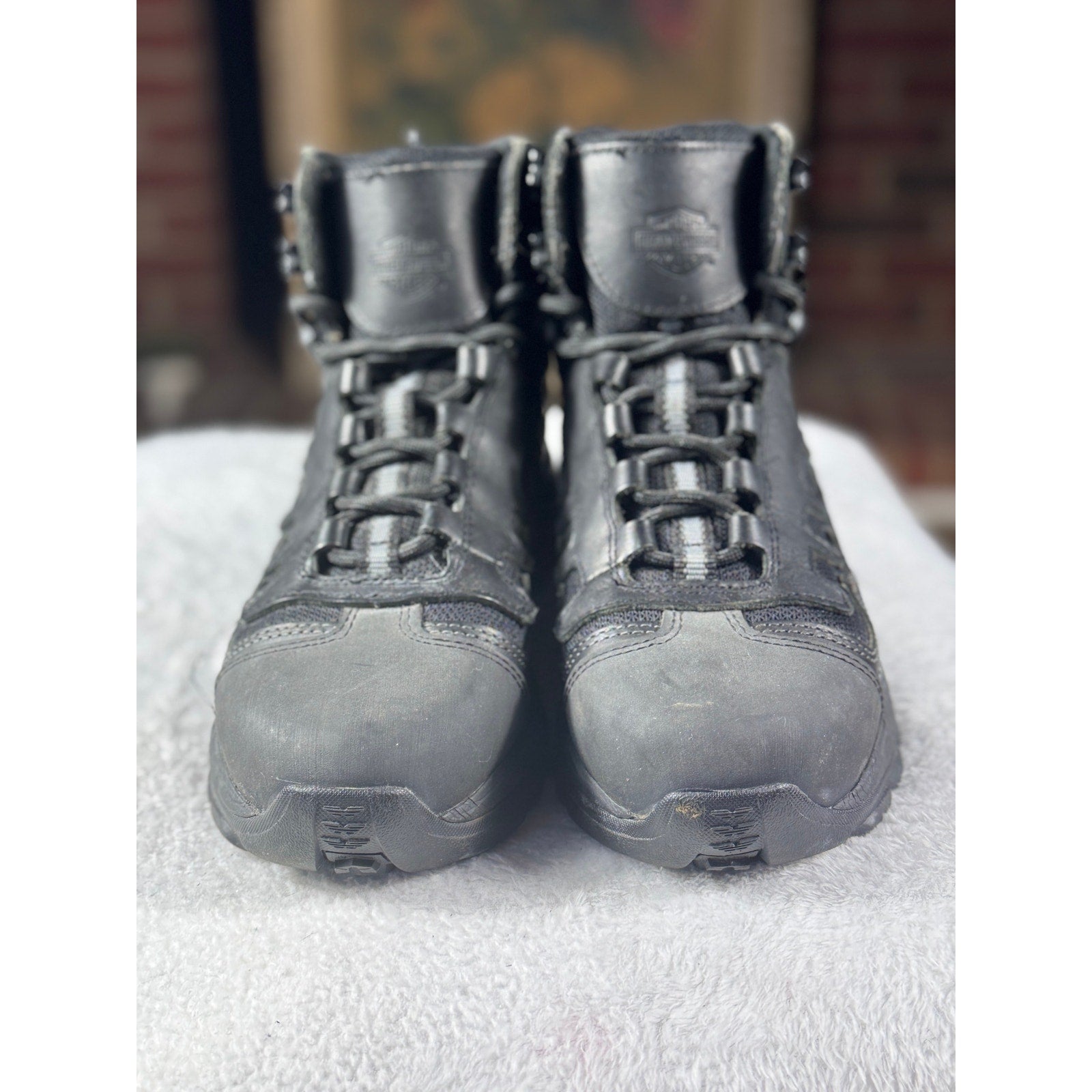 Harley-Davidson Tactical Hiking Combat Boots Black Men’s Size 9 M D93077 Riding