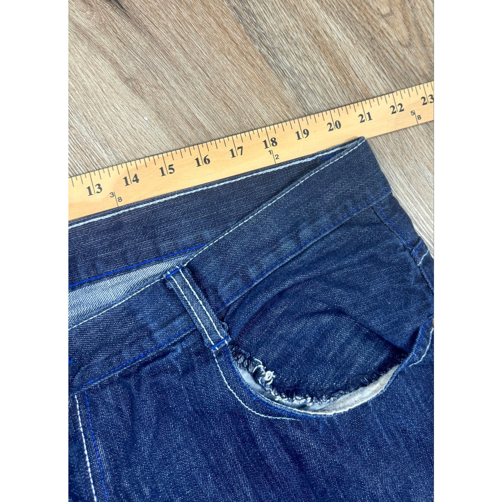 Red Diamond Jeans Men’s sz 44 x 32 (28) Baggy Y2K Hip Hop Dark Wash Denim Skater