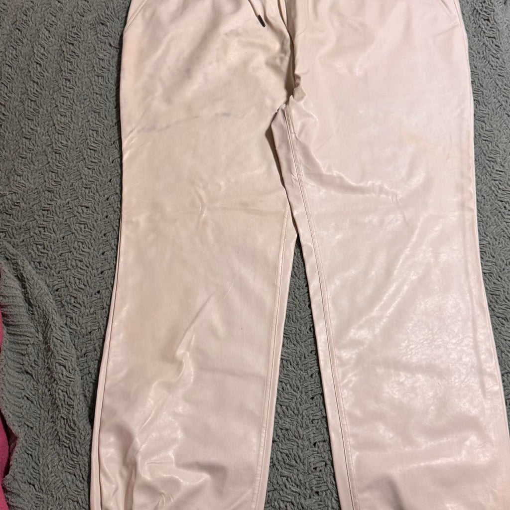 Akademiks faux leather jogger pants