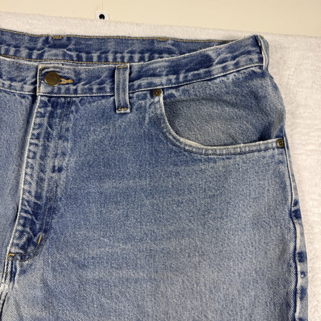 Carhartt B42 Relaxed Fit Jeans Mens 40x30 Distressed Workwear Denim Made Mexico