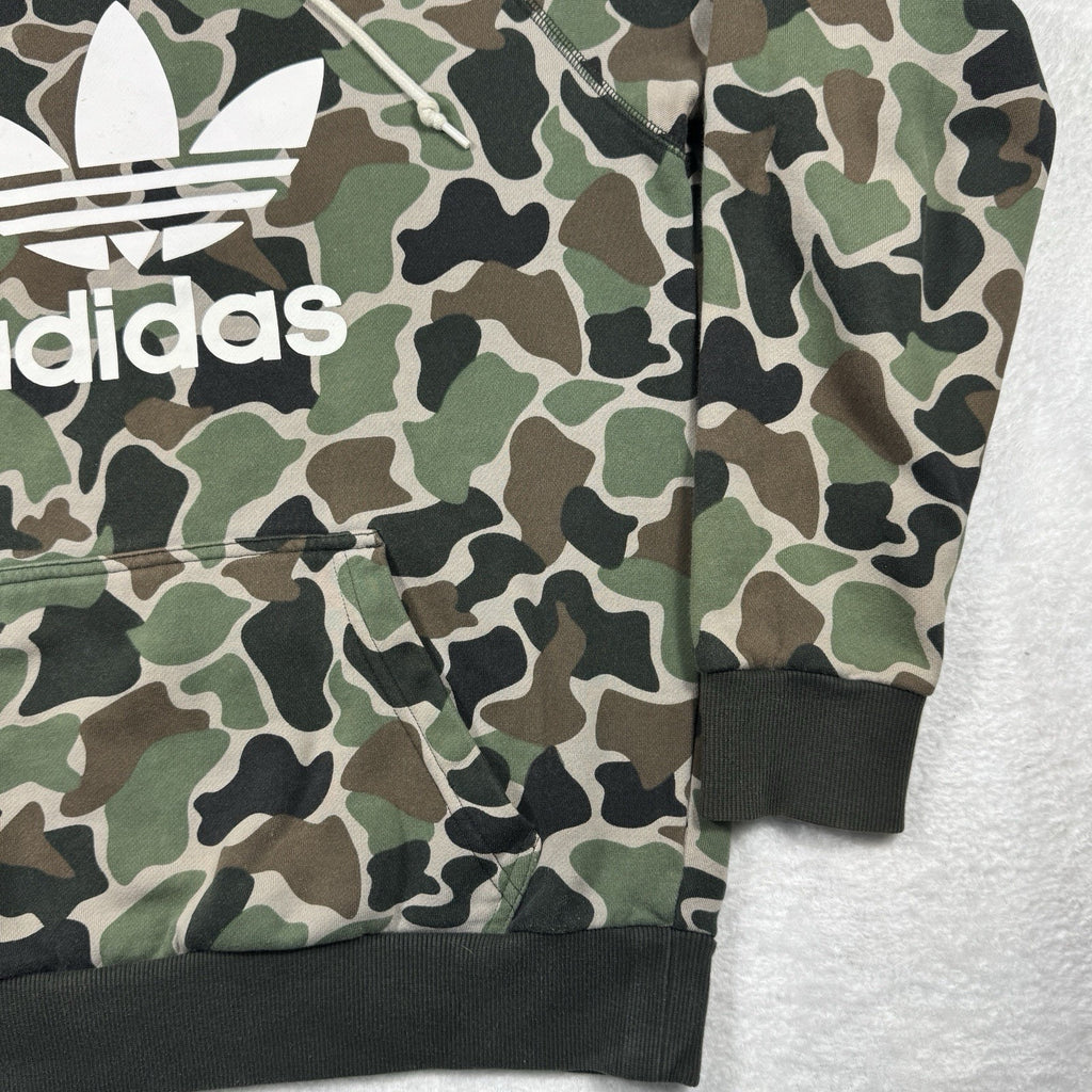 Adidas Originals Trefoil Camo Mens Hooded Hoodie Pullover Sweatshirt Jacket S