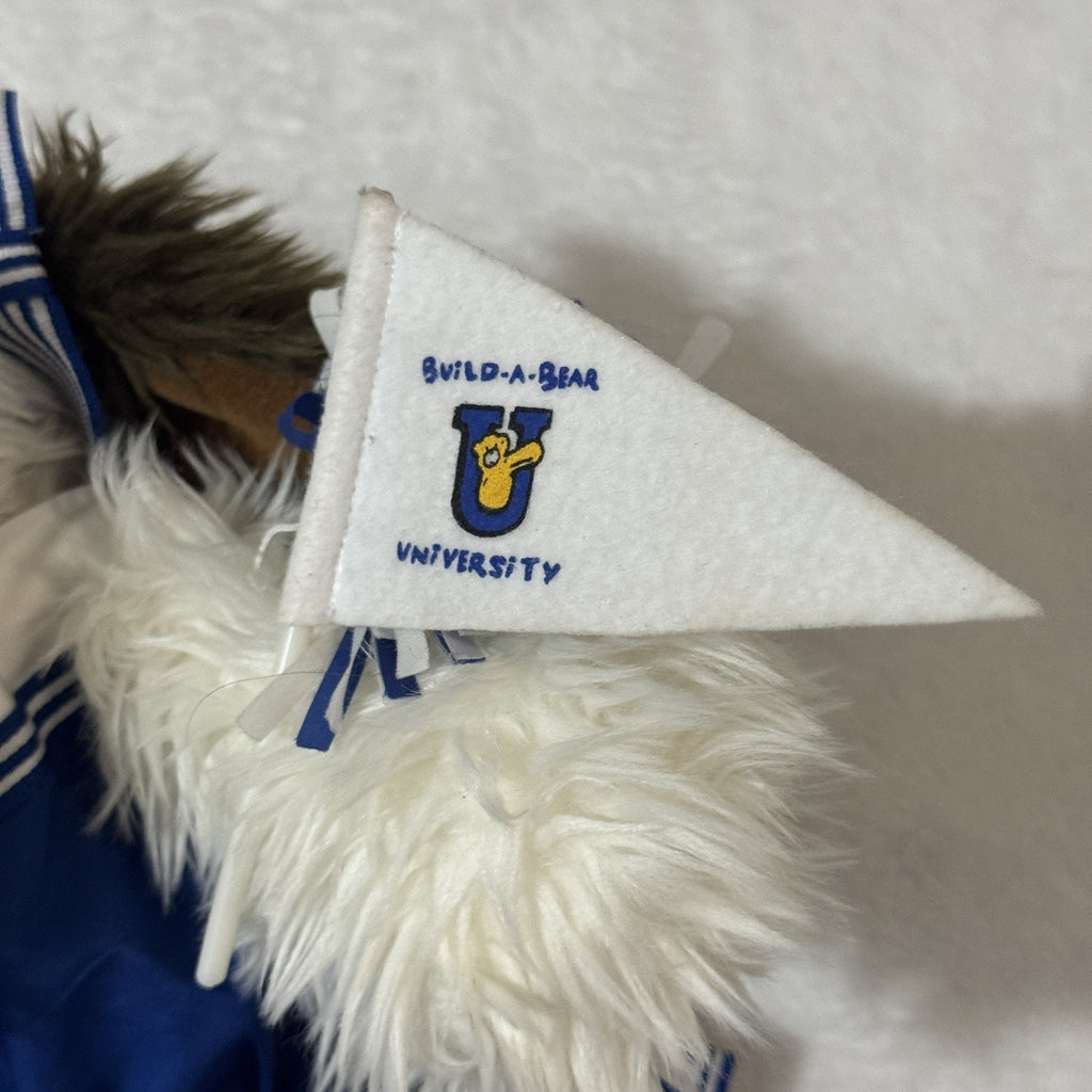 Vtg 1997 Build-A-Bear Shaggy Dog Plush Bear University Cheerleader Set Retired