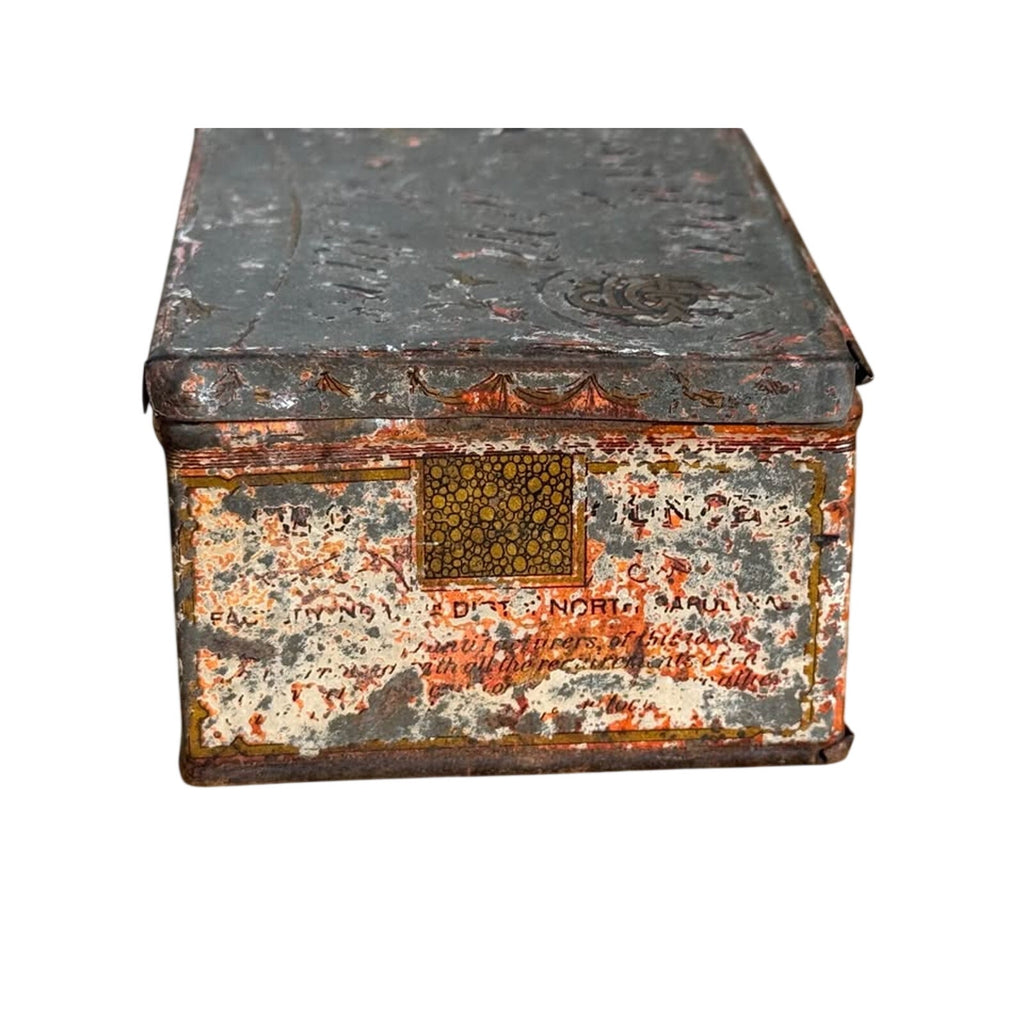 Antique 1890-1910 Carolina Gem Long Cut Tobacco Tin Brown Bros Winston NC Vintage