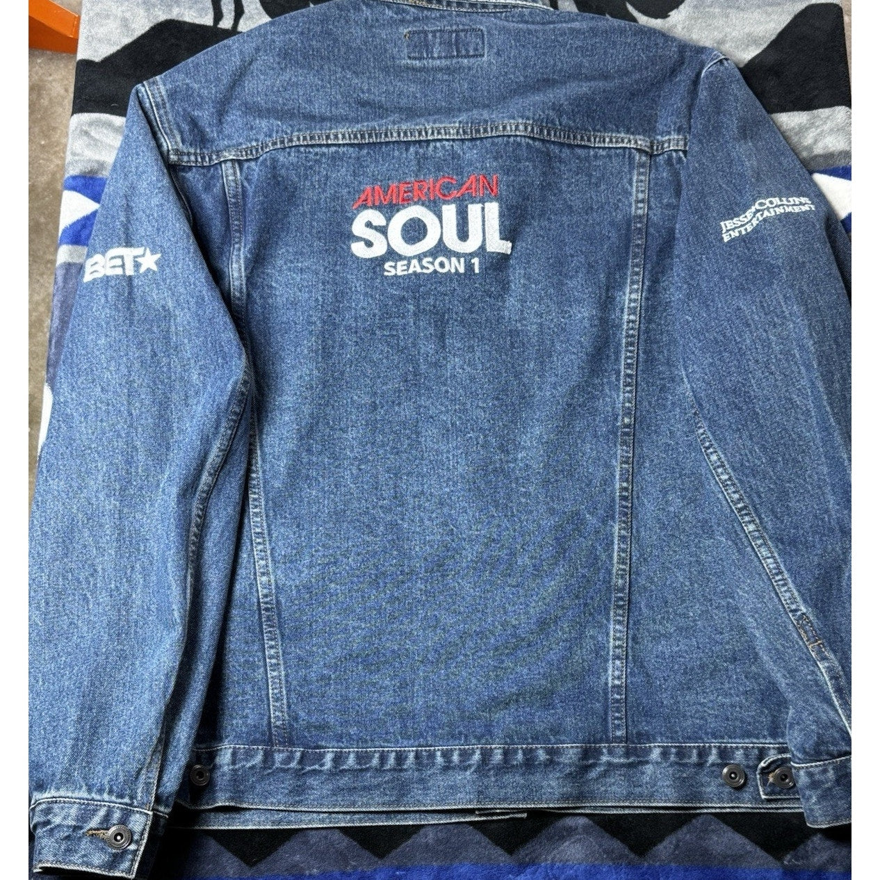 BET American Soul Season 1 Crew Jacket 2XL – Jesse Collins TV Memorabilia Rare