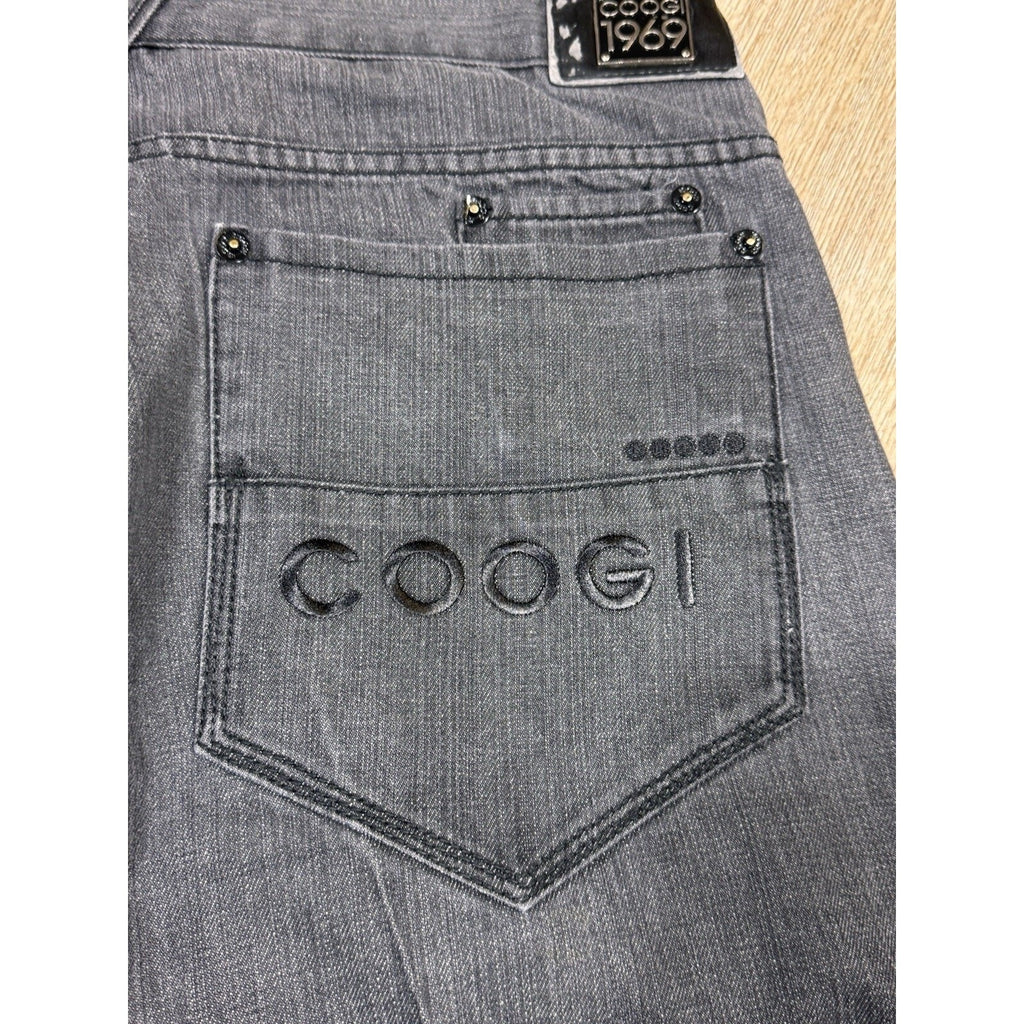 Y2K COOGI Australia Men’s Sz 42 x 35 Denim Jeans w/ Embroidered Logos Big Baggy