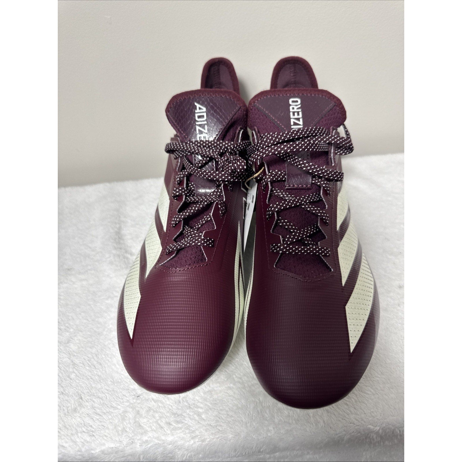 Adidas Adizero Electric.1 Football Cleats Men’s Sz 11.5 Maroon White NFL New