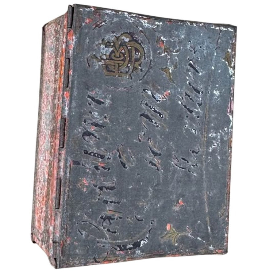 Antique 1890-1910 Carolina Gem Long Cut Tobacco Tin Brown Bros Winston NC Vintage