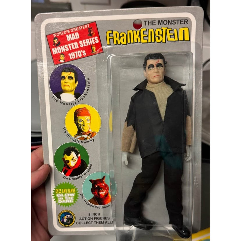 Classic TV Toys Mad Monster Series The Monster Frankenstein 8” Figure Cracked