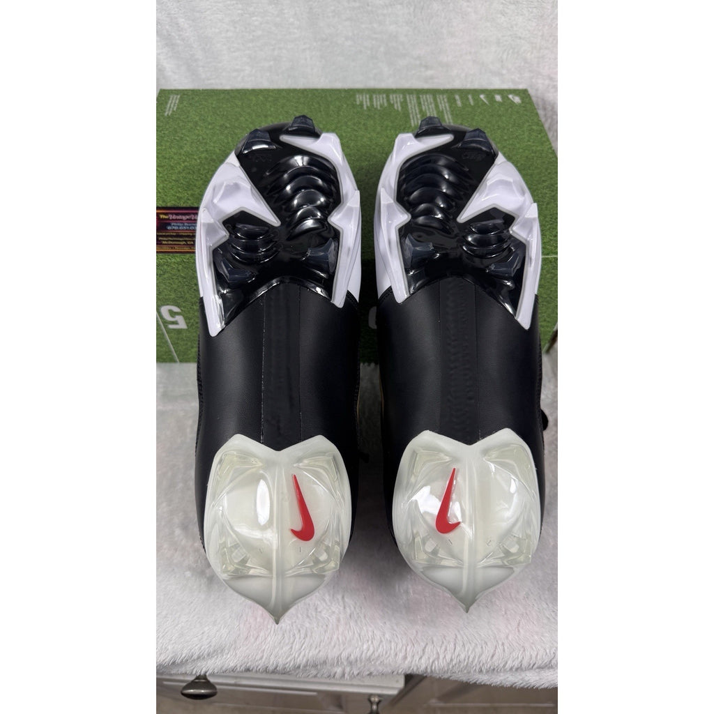 Nike Diamond Turf 93 TD Football Cleats Men’s 9 White Black Red HF5298-100 New
