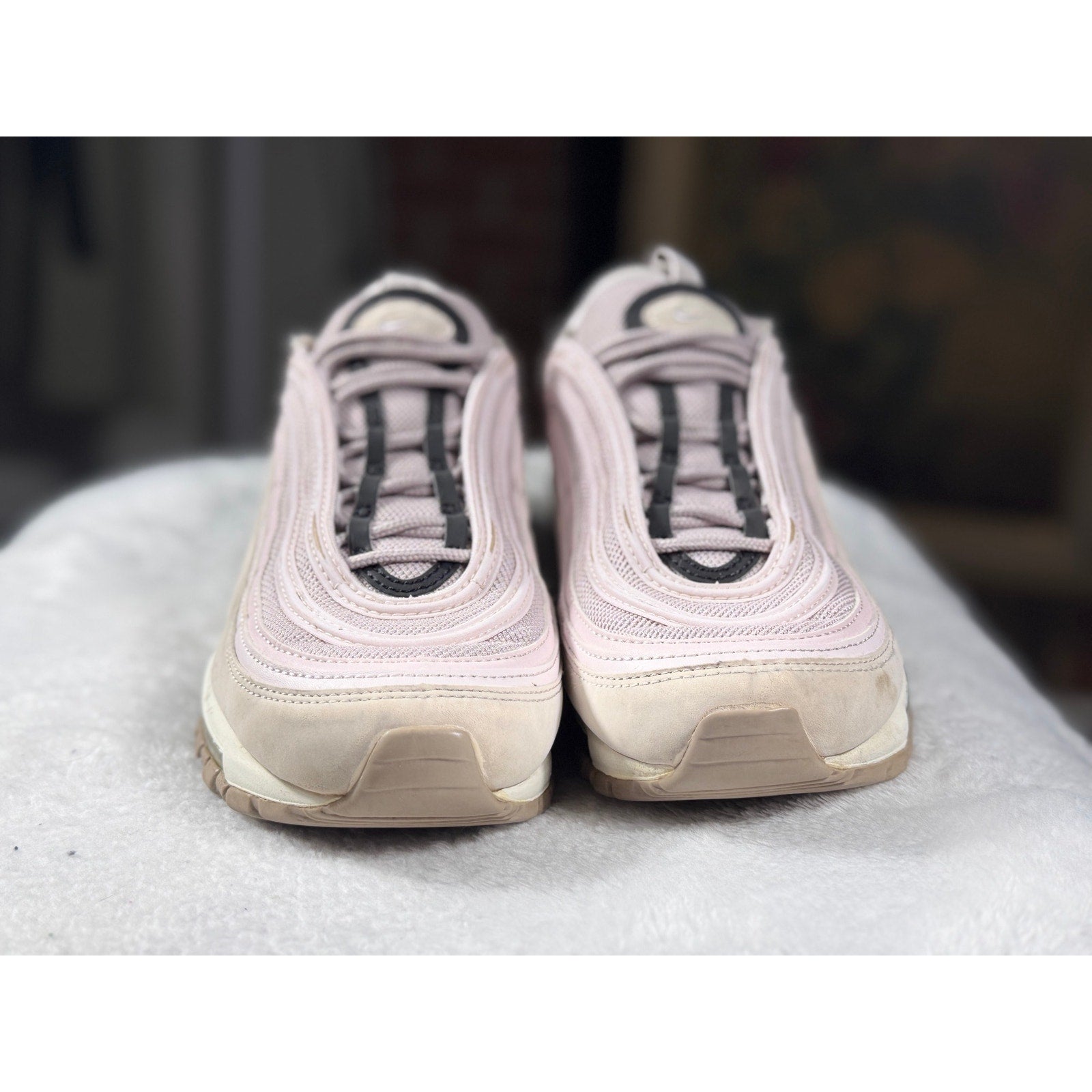 Nike Air Max 97 Pink Oxford Barely Rose Women’s Running Shoes 921733-602 Sz 9
