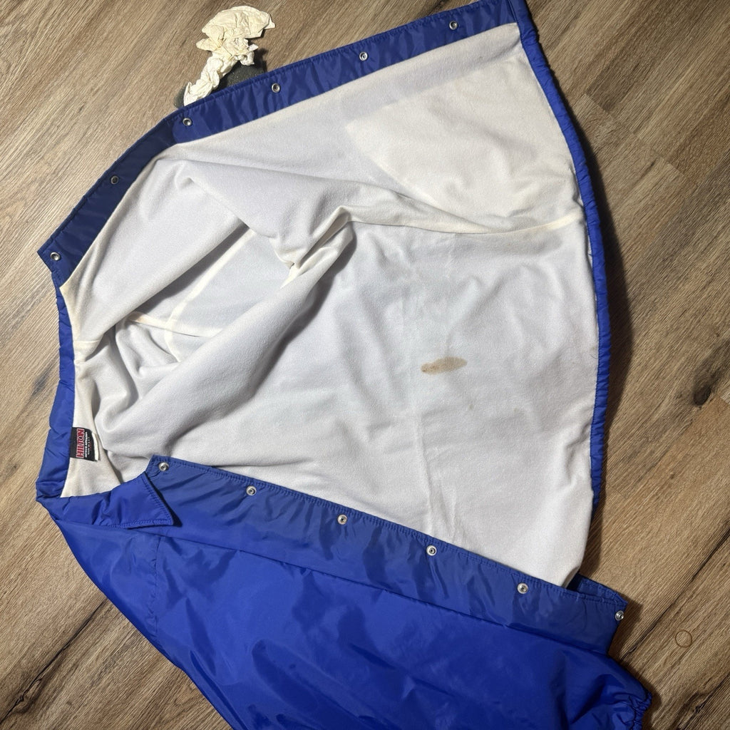 Vintage Hilton Active Apparel Coach Jacket Cheraw SC Lodge 2404 Moose Made USA L