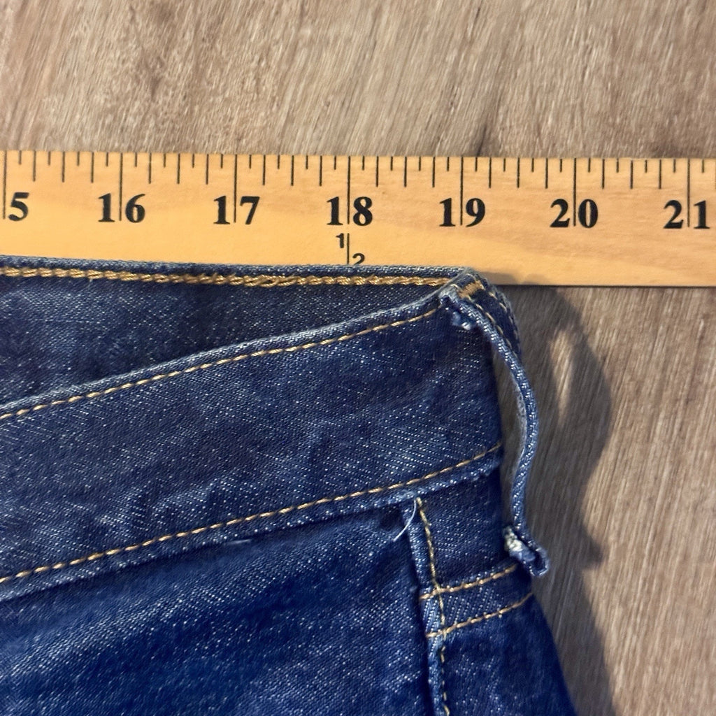 Vtg Men’s Levis 501 Denim Blue Jeans 2007 38x30 Dark Rinse Indigo Button Fly Y2K