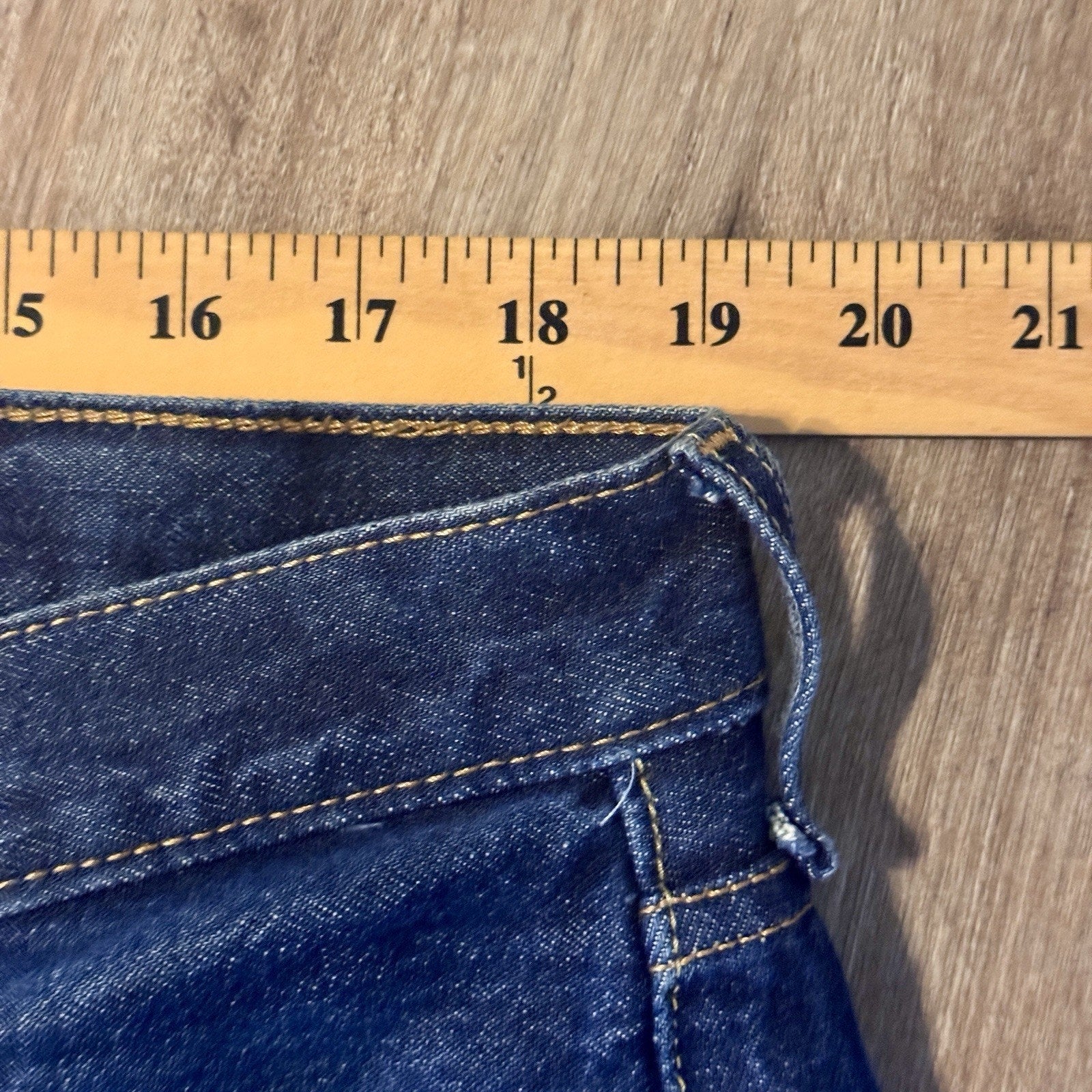 Vtg Men’s Levis 501 Denim Blue Jeans 2007 38x30 Dark Rinse Indigo Button Fly Y2K