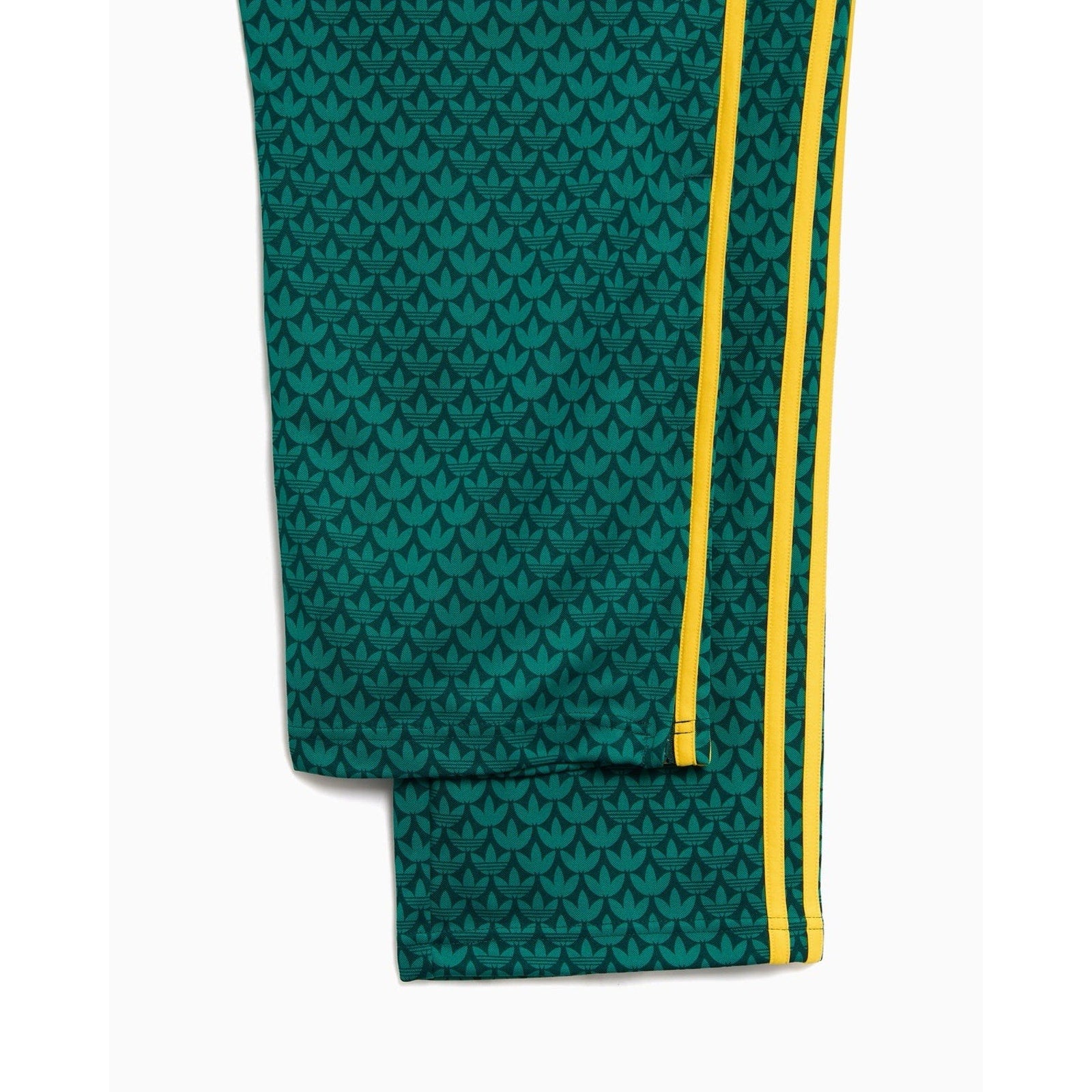 adidas Originals Firebird Loose Monogram Track Pants Men XL Green Yellow KD0396