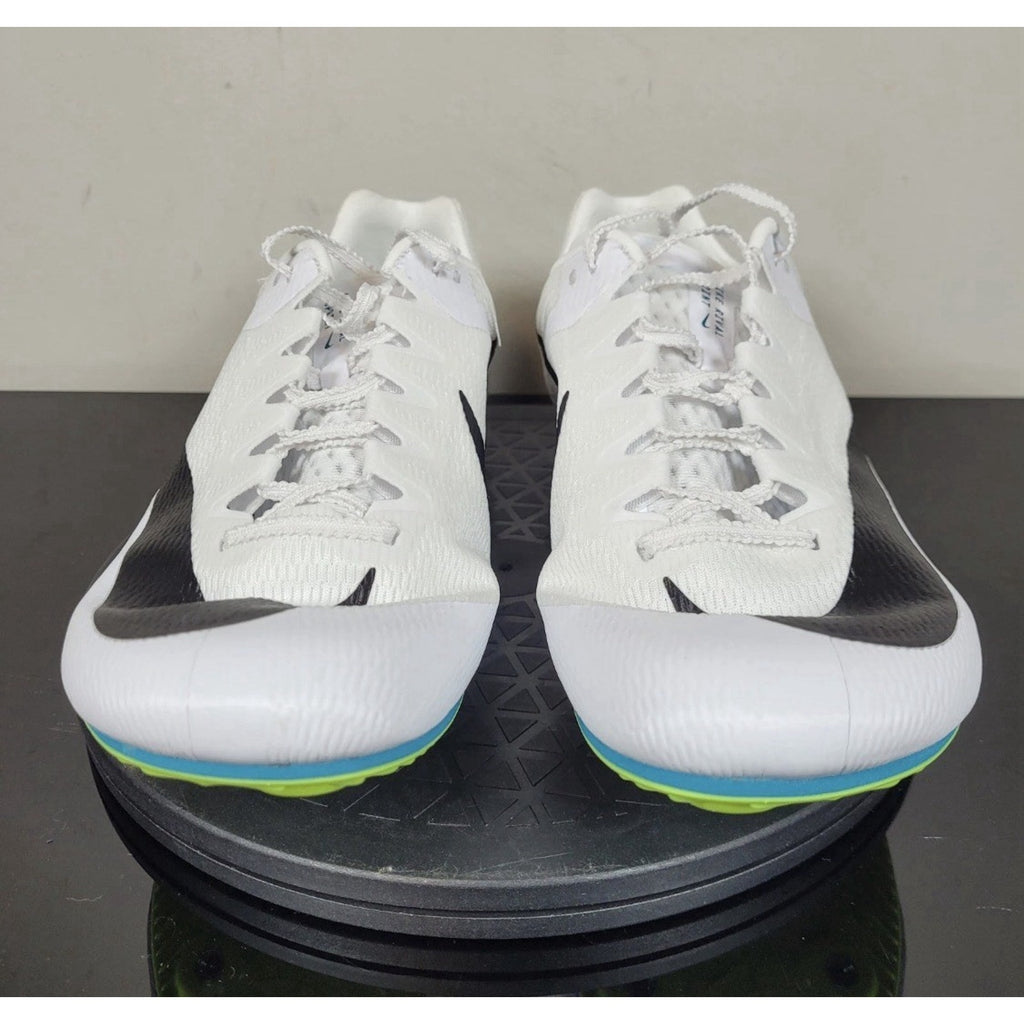 Nike Zoom Rival Sprint Track White Black Bright Spruce FZ9663-102 Sz 10.5 New