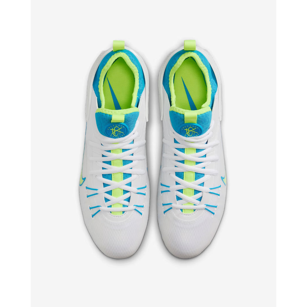 Nike Huarache 9 Elite LAX SE Lacrosse Cleats Men 6 / W 7.5 White Volt FV6147-100