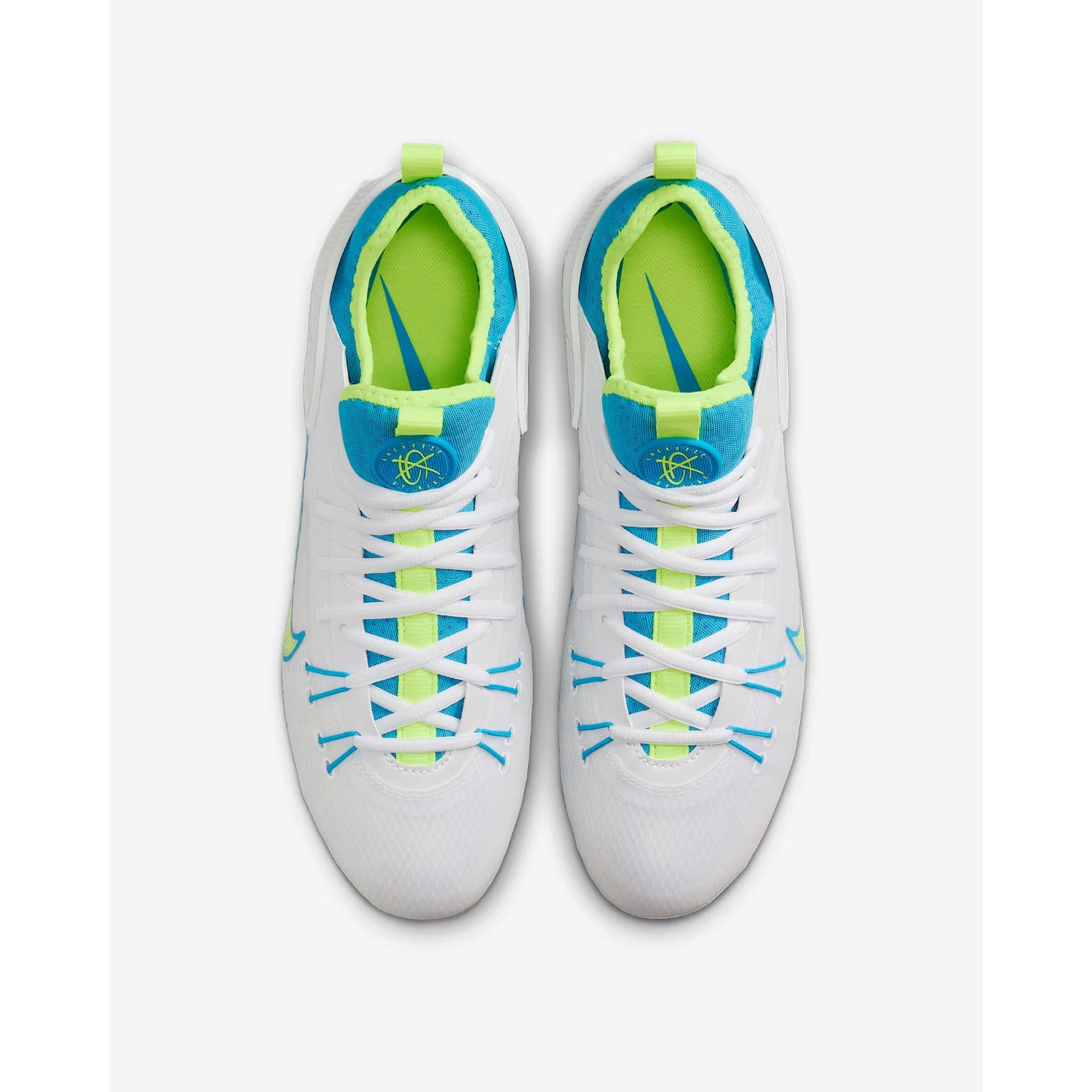 Nike Huarache 9 Elite LAX SE Lacrosse Cleats Men 6 / W 7.5 White Volt FV6147-100