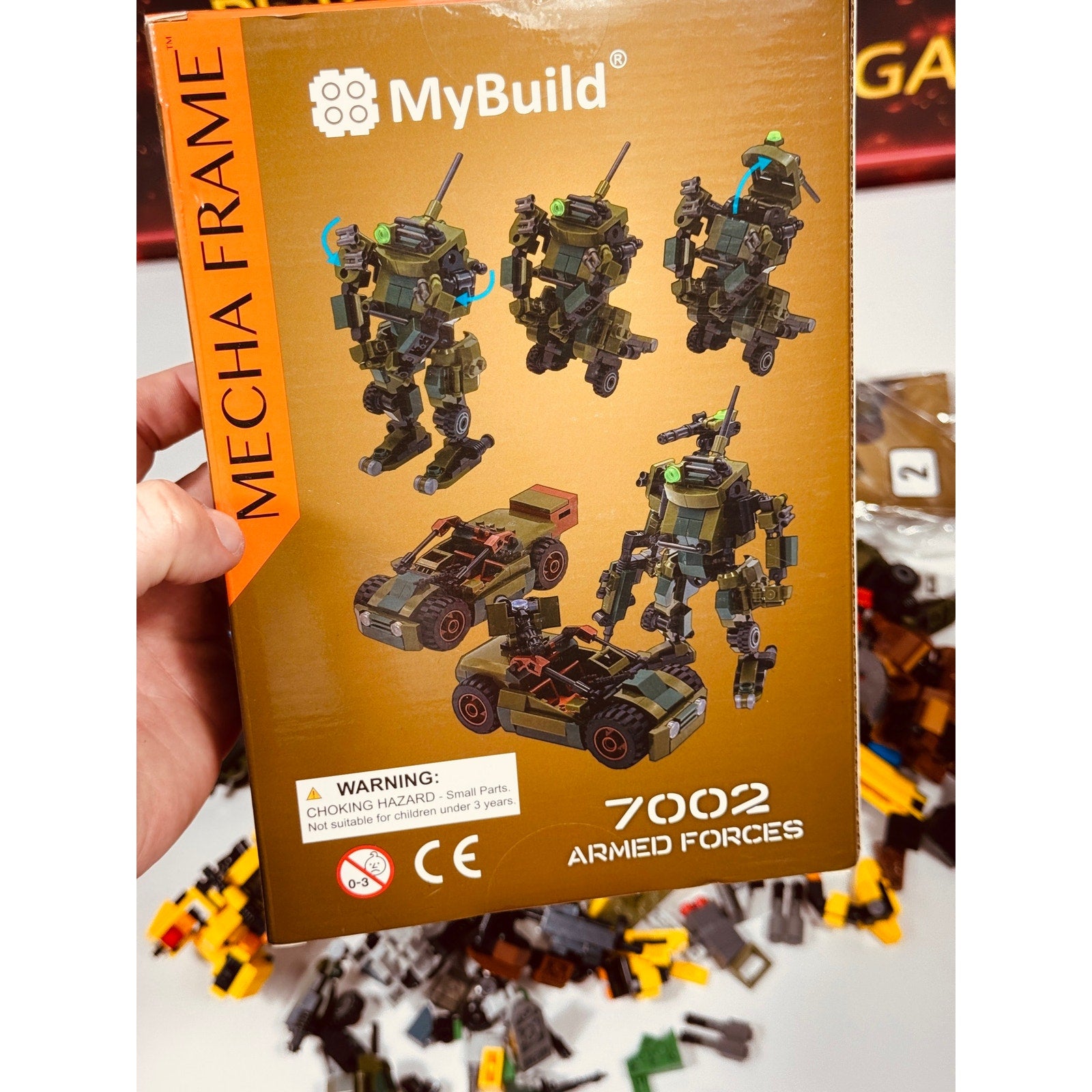MyBuild Mecha Frame Robot Building Block Lot 7002 Ajax + 5017 Keiji 2 + Multi Mech Bundle