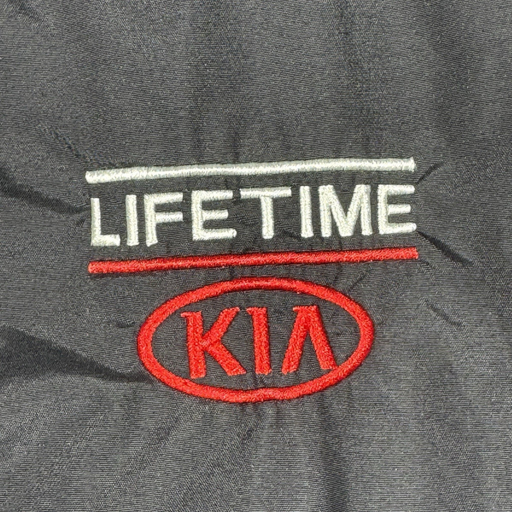 Speed Zone Race Gear Flame Racing Jacket VTG Y2K 2XL Lifetime KIA Hot Rod USA