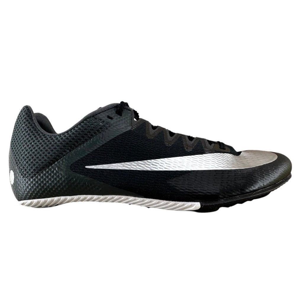 Nike Zoom Rival Men Sprint Track And Field Black Metallic Silver 8.5 DC8753-001