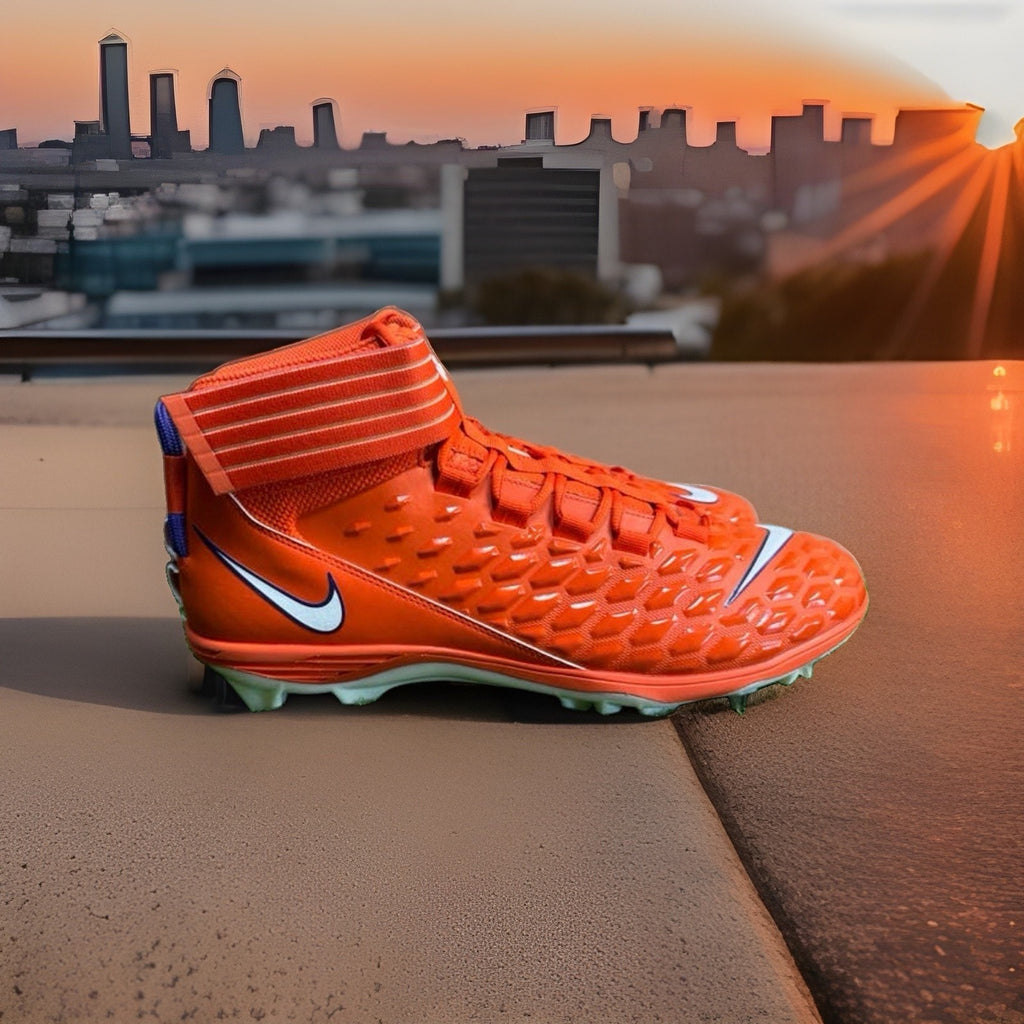 Nike Force Savage Pro 2 PE Clemson Orange Football Cleats CI9869-800 Size 18