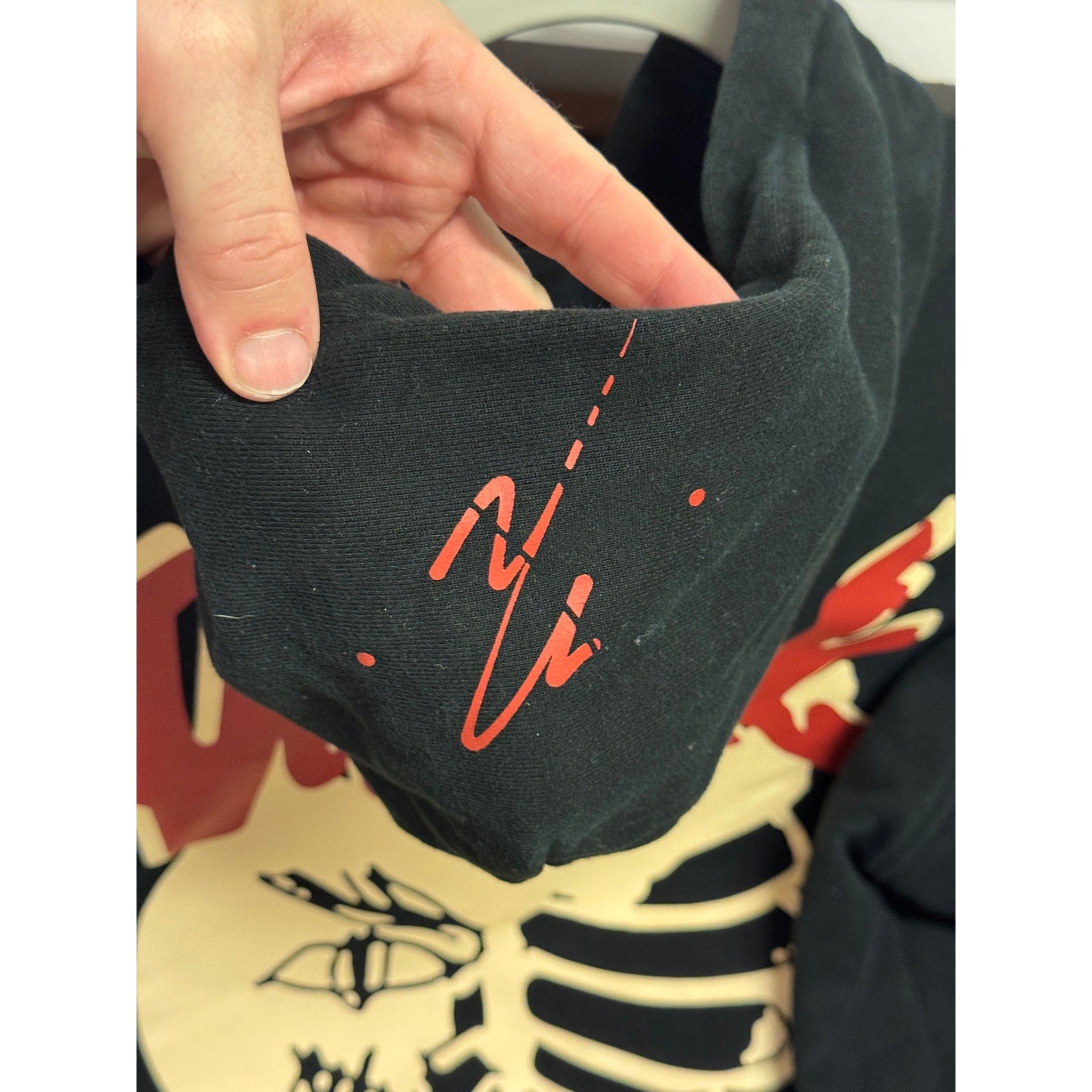 Vicaire Seminar Evil Hearts Club Graphic Hoodie Black XS Y2K Goth Streetwear