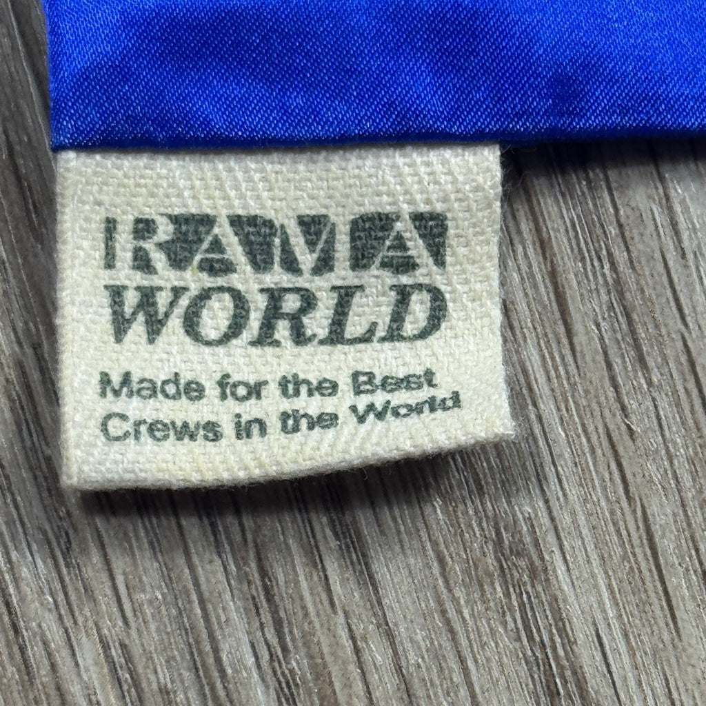 Rama World 56th Airlift Squadron USAF Pilot Scarf Blue C-5 Galaxy Made In USA