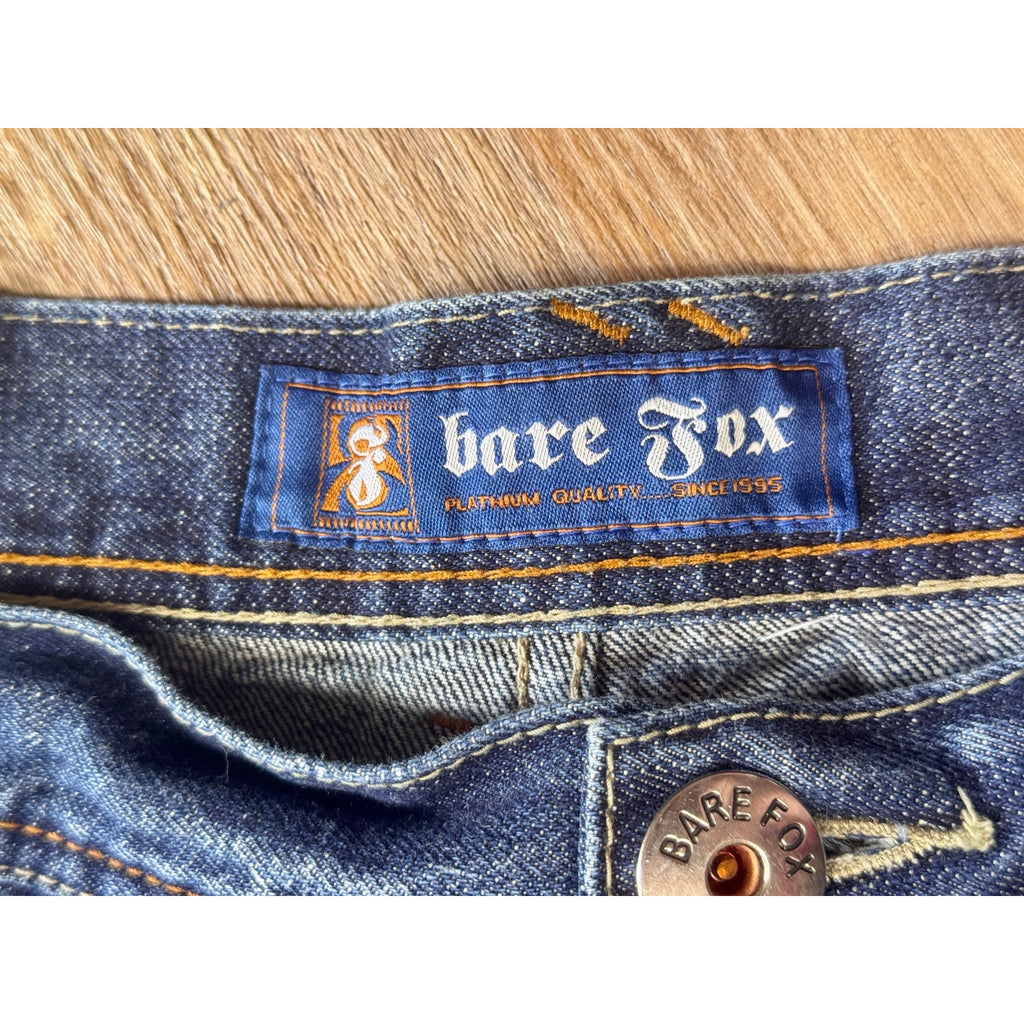 Y2K Bare Fox Urbanfolks Baggy Wide Leg Skater Jeans Men’s 42 x 32 JNCO Style