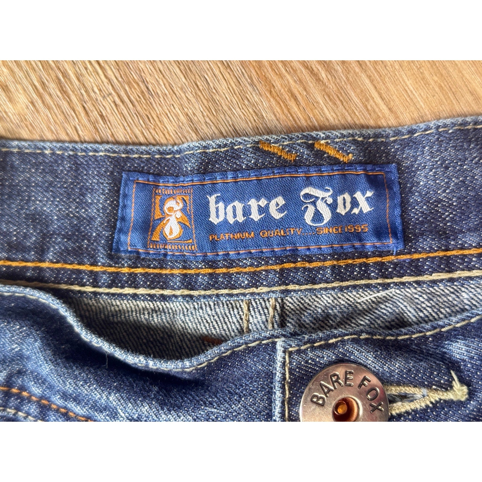 Y2K Bare Fox Urbanfolks Baggy Wide Leg Skater Jeans Men’s 42 x 32 JNCO Style