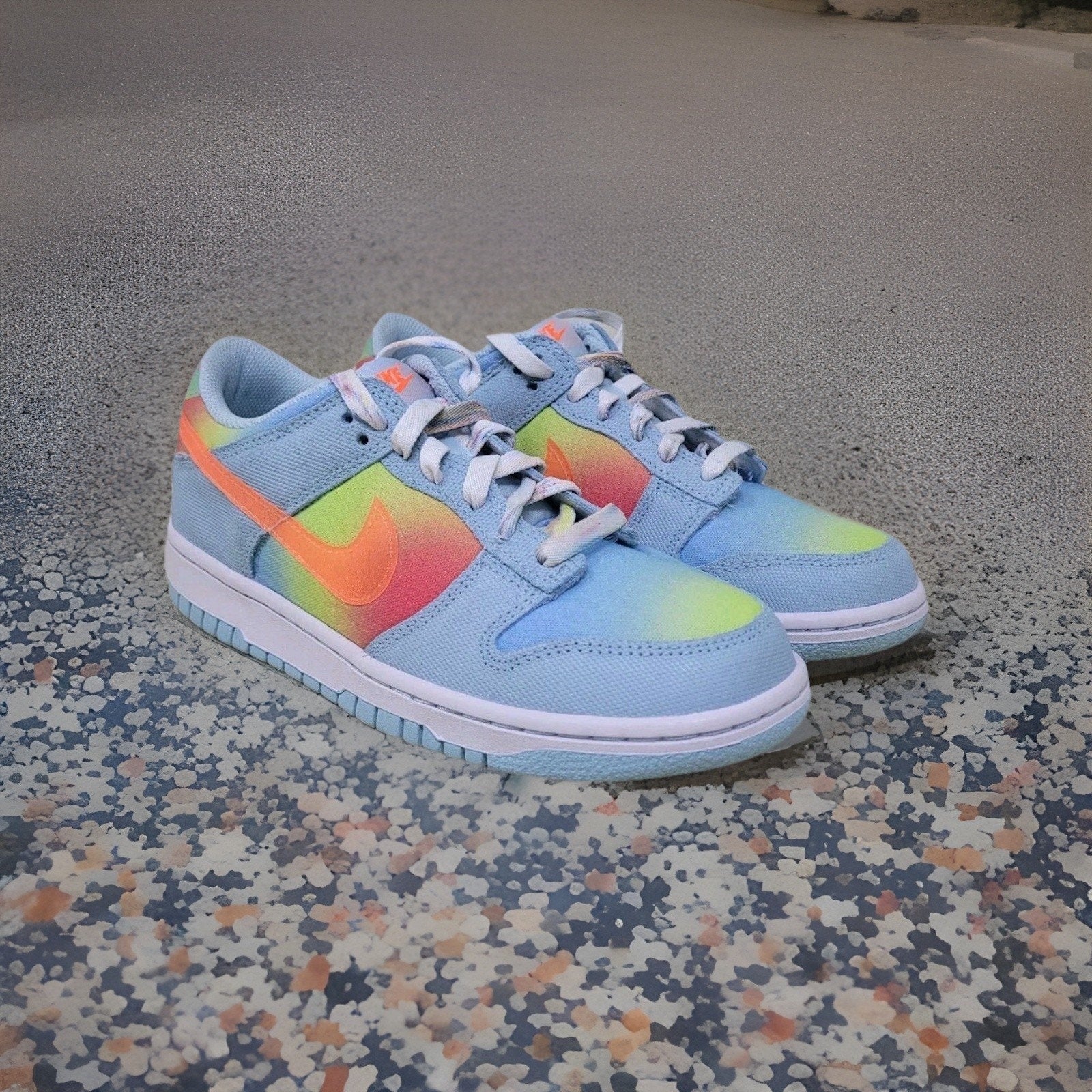 Nike Dunk Low GS HF4797-474 Blue Heat Map Women’s 8 Youth 6Y Sneakers Men’s 6