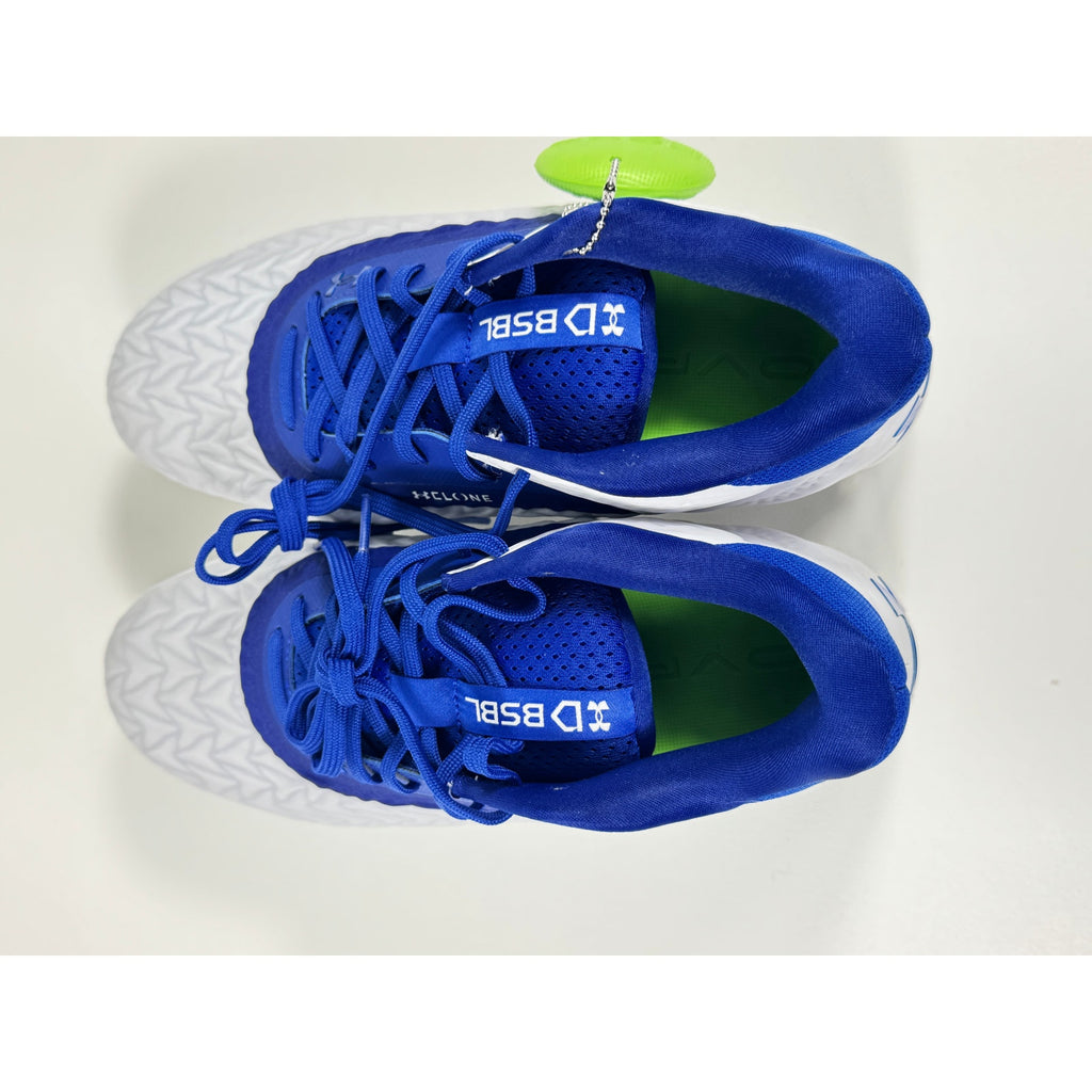 Under Armour Yard MT 3.0 Baseball Cleats Blue Metal Spikes Sz 8 3027450-101